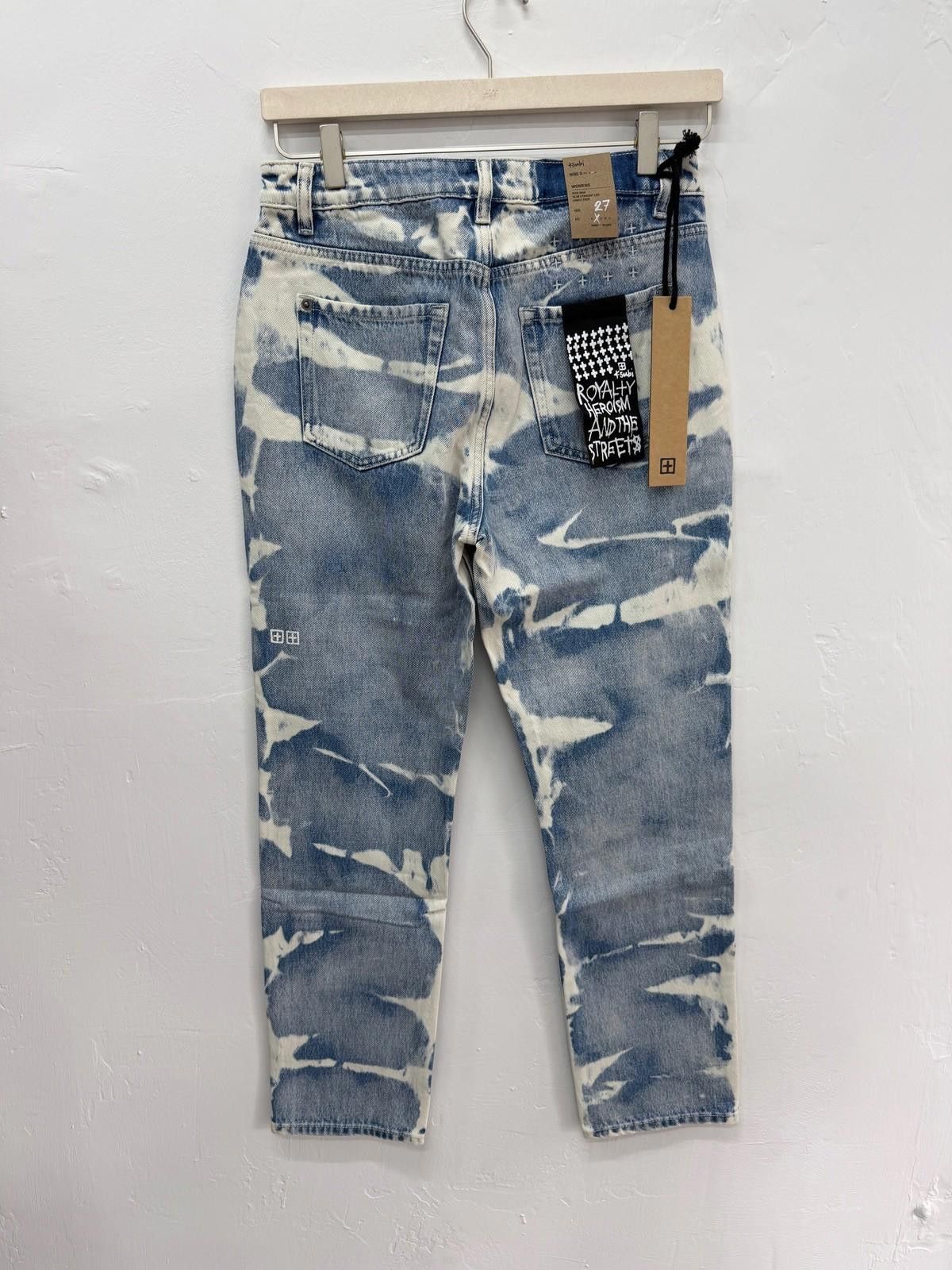 Ksubi new ksubi womens denim jeans nine o motley blue 27 9 Size 27" / US 4 / IT 40 - 5 Thumbnail