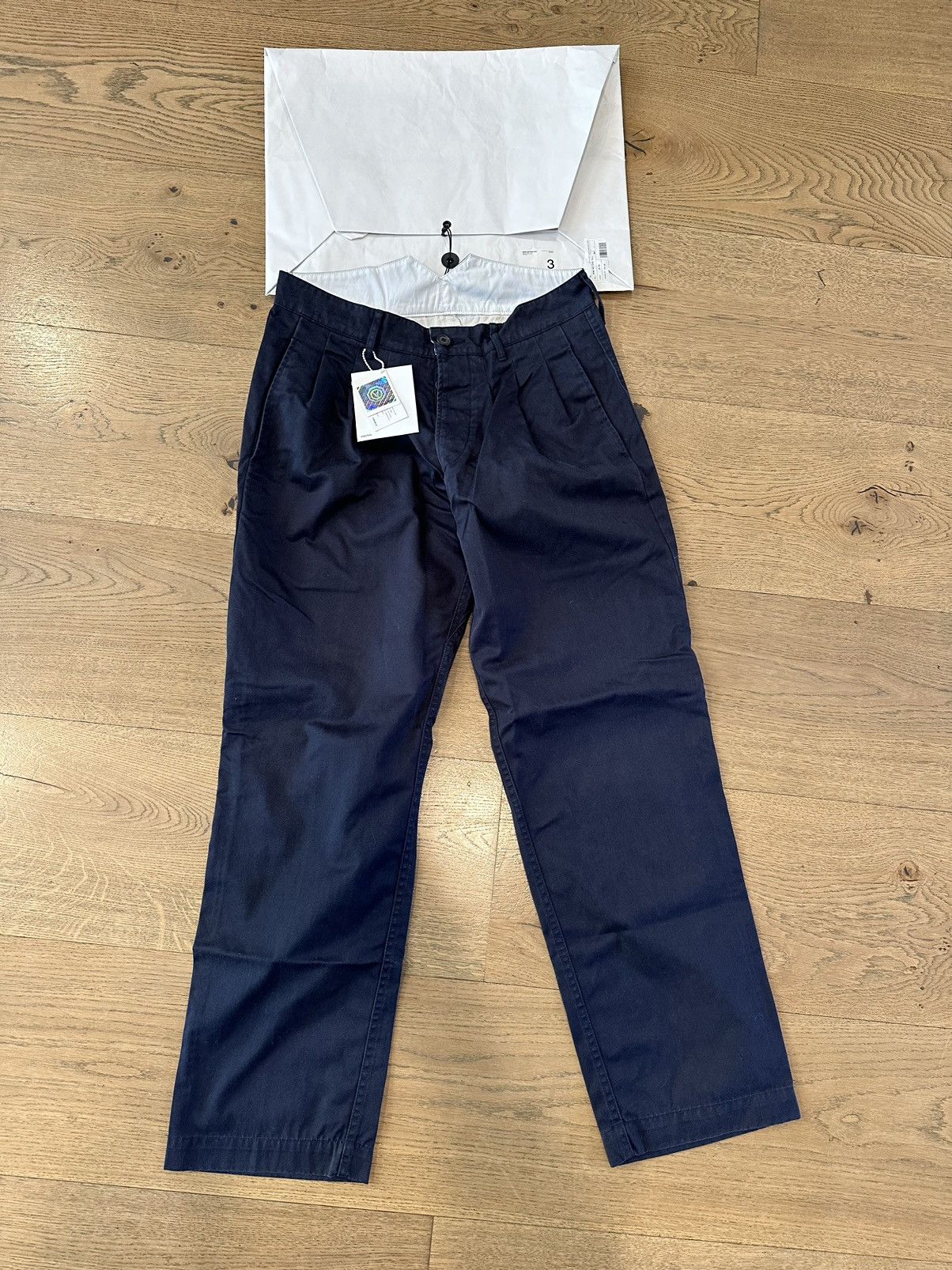 Visvim Visvim Hakama Pants Chino Twill Navy Size 3 | Grailed