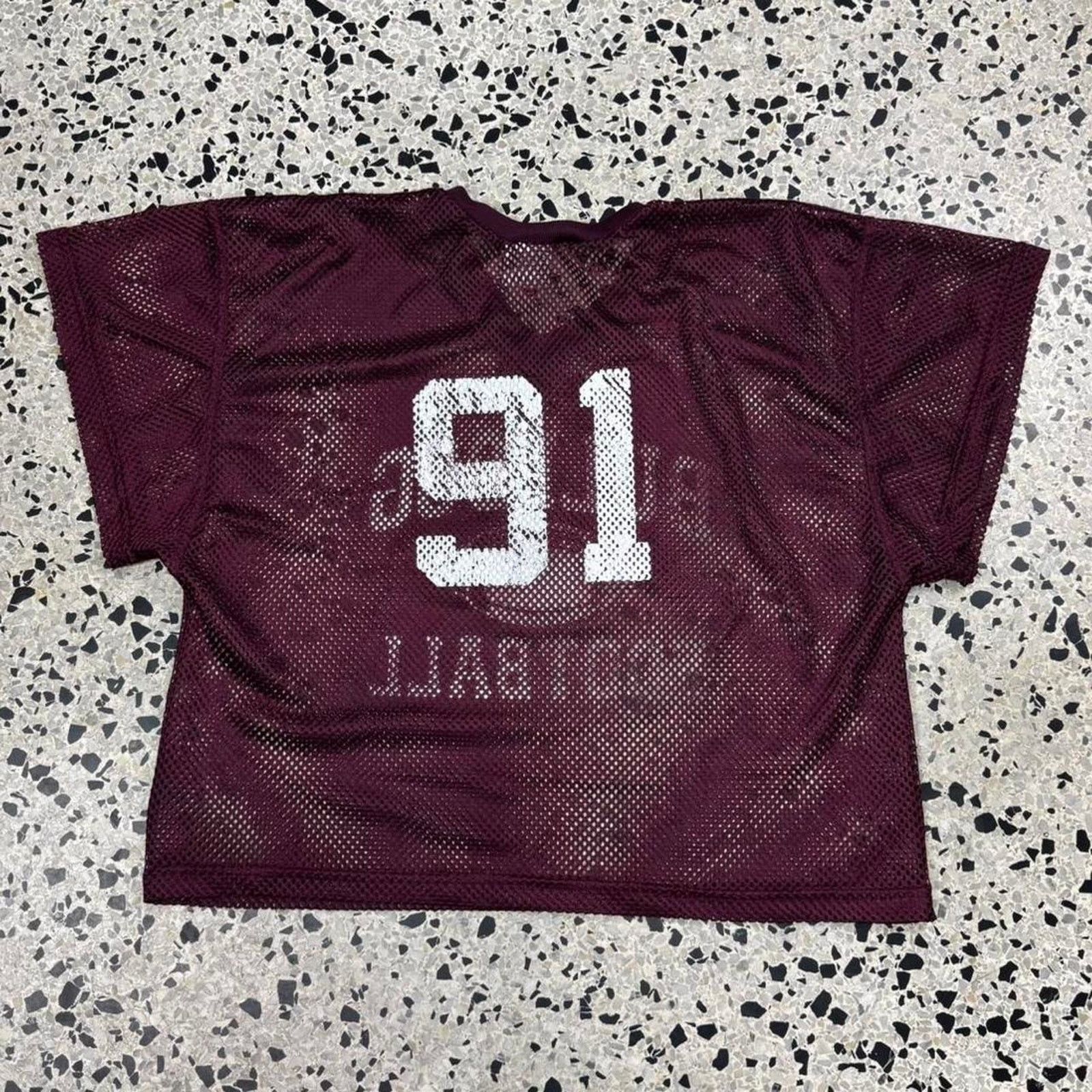 Champs Sport × Other × Vintage VINTAGE Y2K BULLDOGS FOOTBALL MESH JERSEY: Size US XL / EU 56 / 4 - 5 Thumbnail