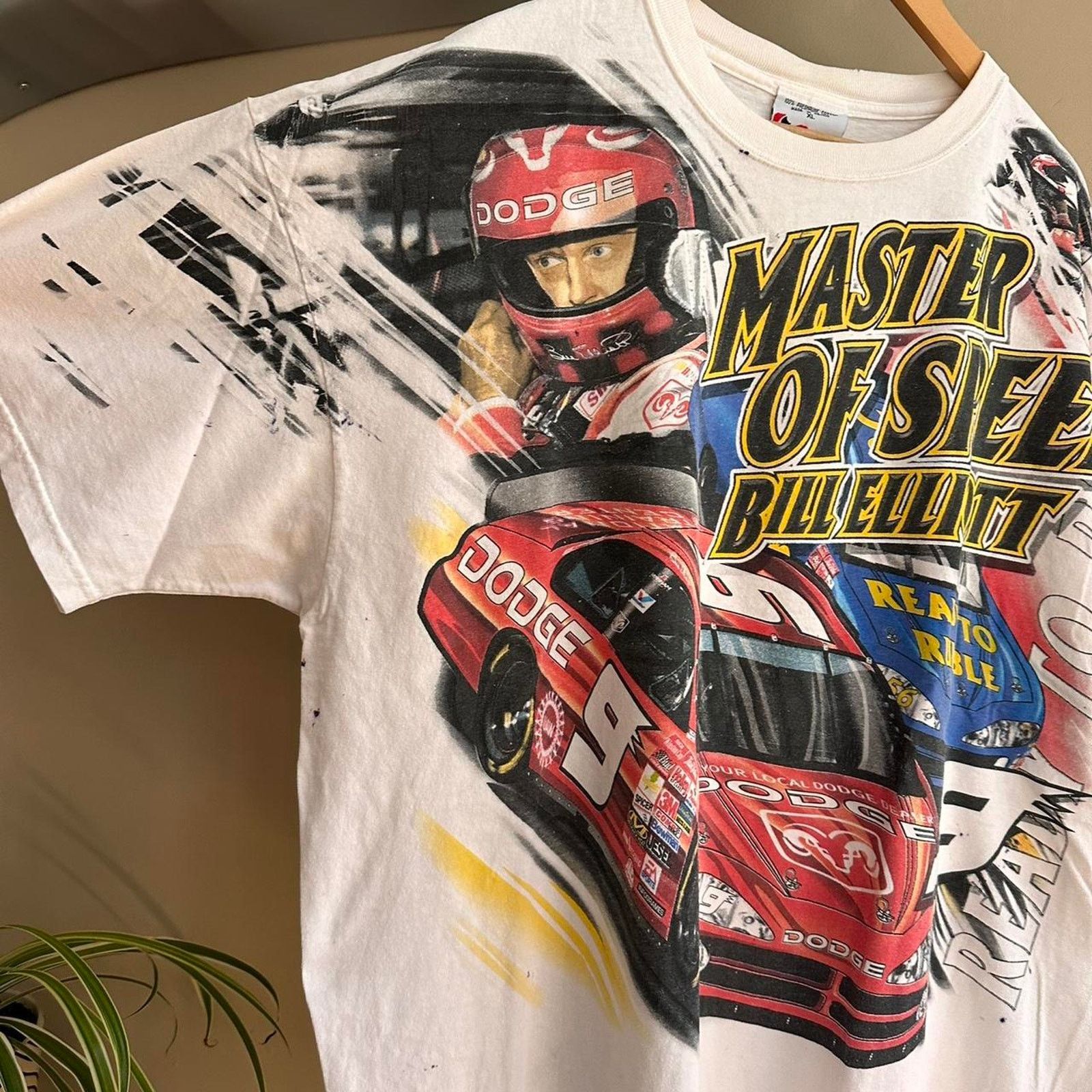 Chase Authentics × NASCAR Vintage 2002 Bill Elliot NASCAR Shirt Size US XL / EU 56 / 4 - 2 Thumbnail