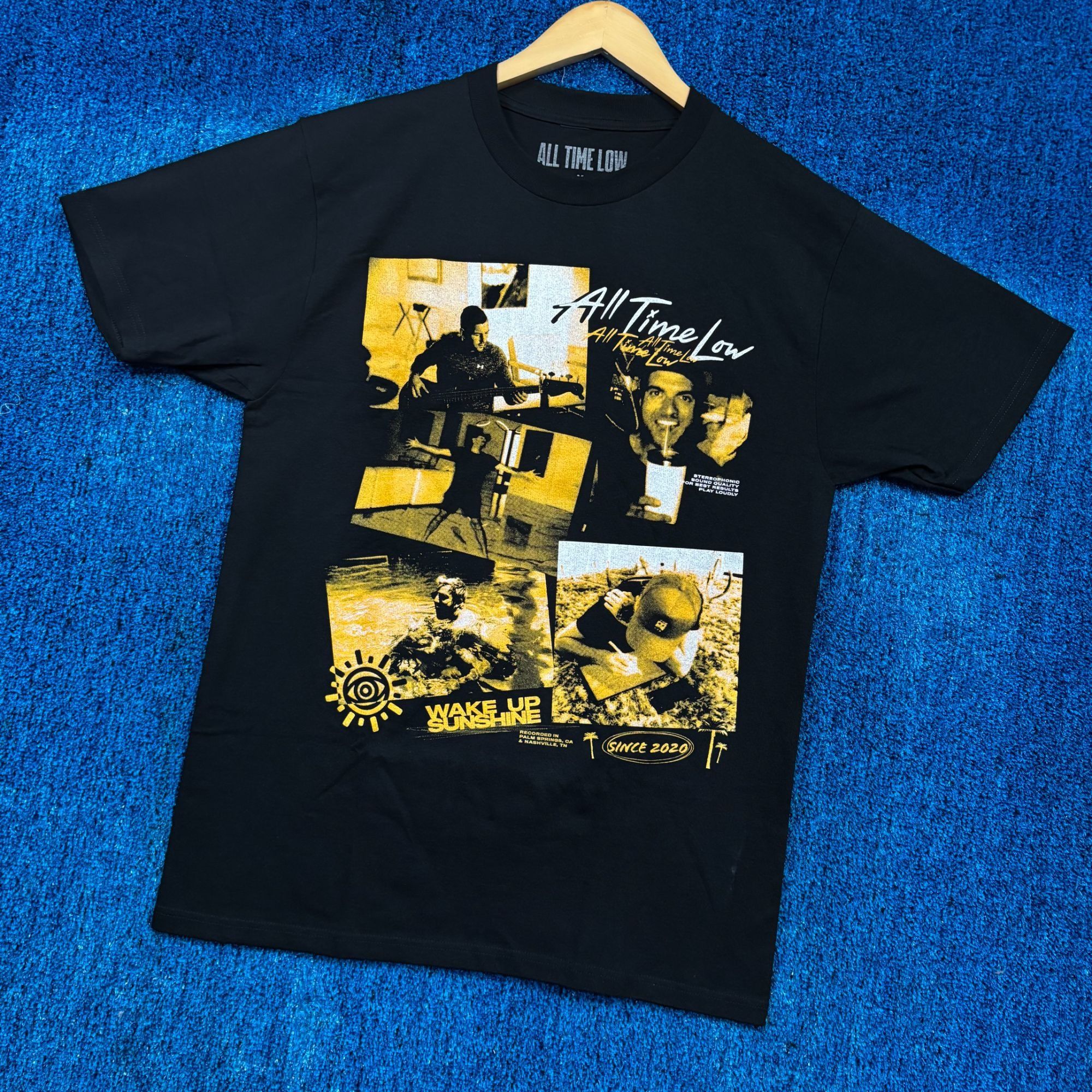 Band Tees All Time Low Wake Up Sunshine Album Tour Collage Band Tee M Size US M / EU 48-50 / 2 - 3 Thumbnail