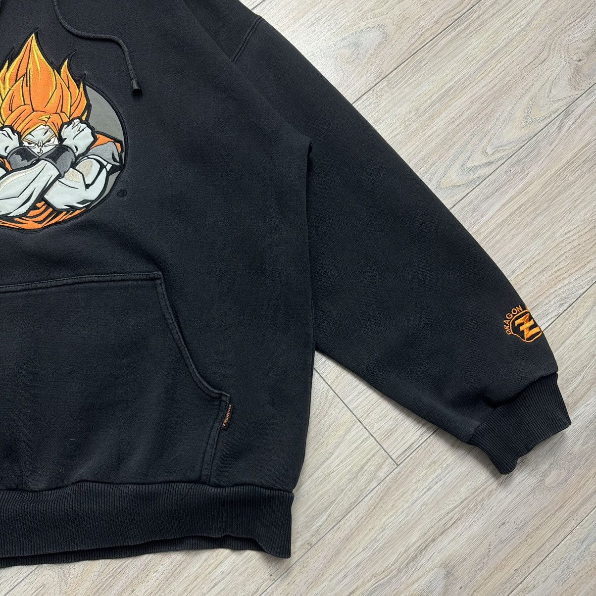 Anime Rare Dragonball Z Goku 2001 Vintage Sunfaded Hoodie Anorak Size US L / EU 52-54 / 3 - 5 Thumbnail
