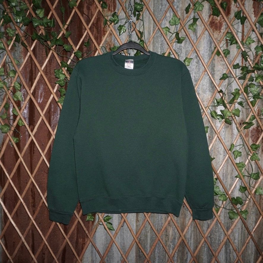 Jerzees Small - Vintage Y2K CAT essential 200s simple sweatshirt Size US S / EU 44-46 / 1 - 2 Thumbnail