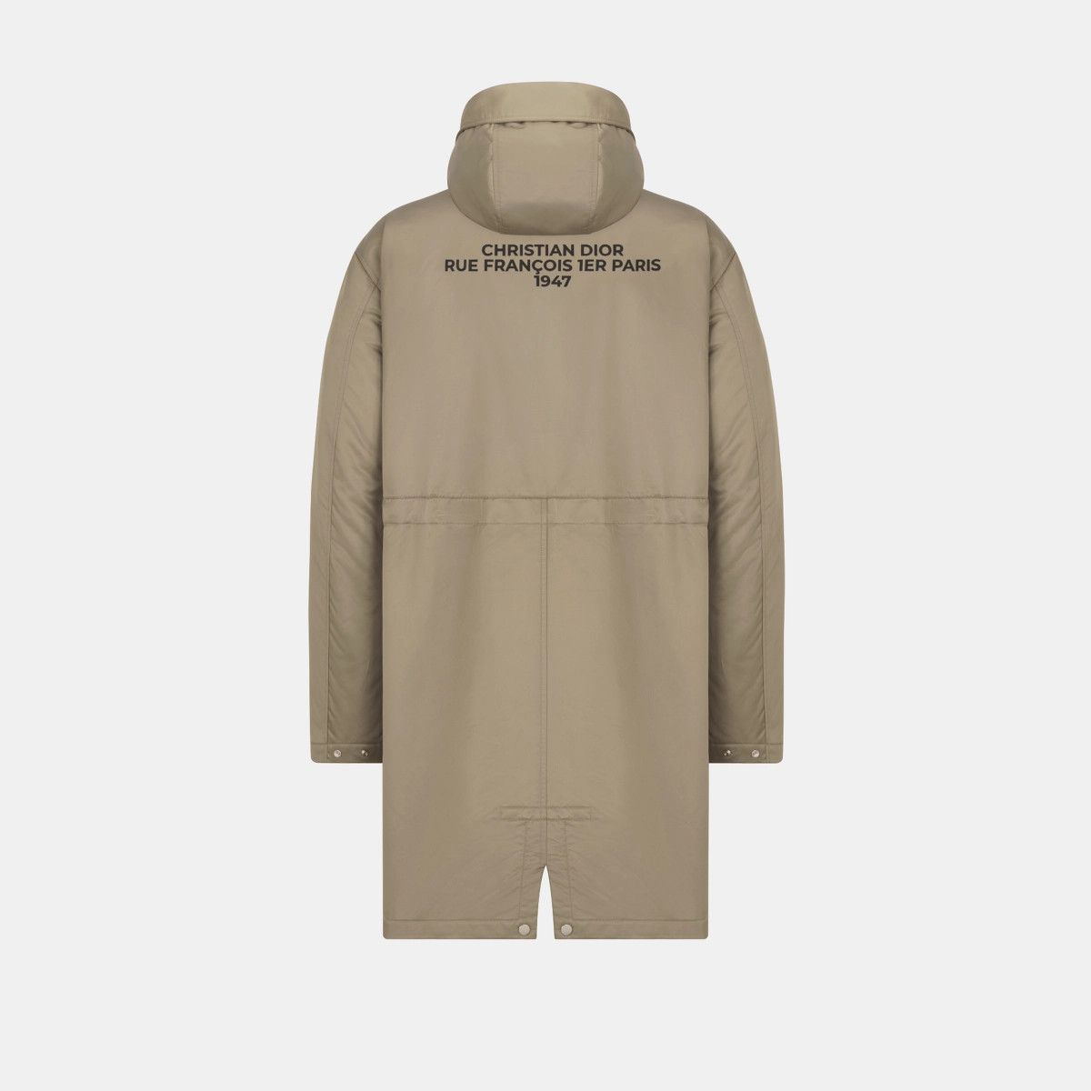 Dior o1bcso1str0225 Hooded Parka in Beige Size US M / EU 48-50 / 2 - 2 Thumbnail
