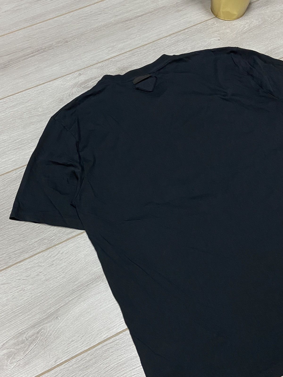 Prada Prada vintage triangle logo t-shirt black tab Size US XXL / EU 58 / 5 - 3 Thumbnail