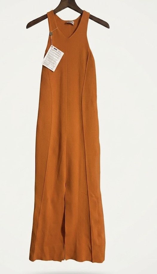 Nanushka NANUSHKA Elia Stretch-knit maxi Dress Orange Size L Size L / US 10 / IT 46 - 8 Thumbnail