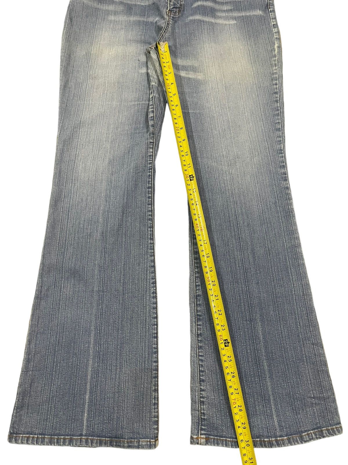 14th Addiction Vintage Japanese Brand Blue Wash Style Bootcut Jeans Size US 33 - 11 Thumbnail
