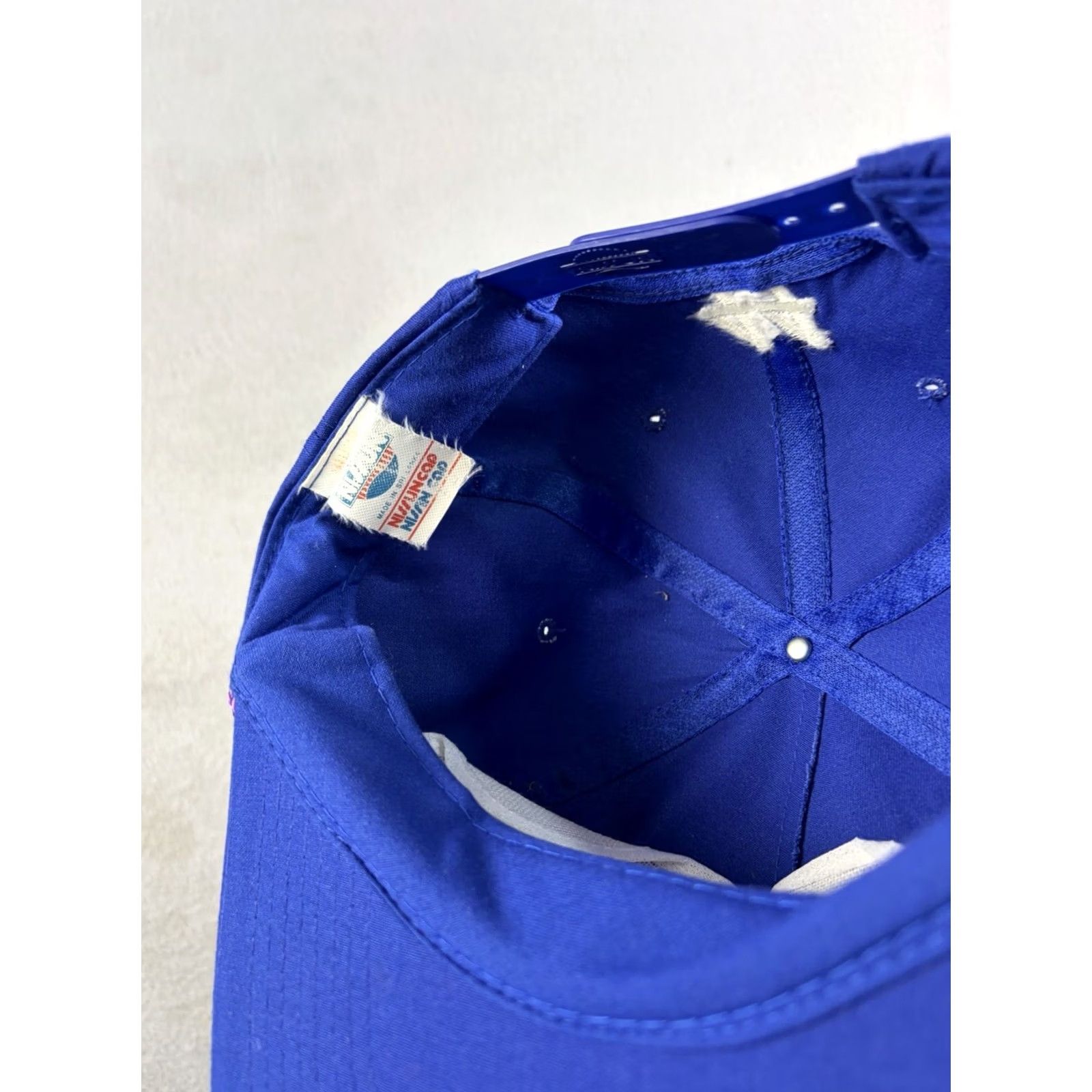 NASCAR VINTAGE Gulf Racing Hat SnapBack Cap Blue Embroidered Logo NASCAR 90s Men One Size"} Size ONE SIZE - 6 Thumbnail