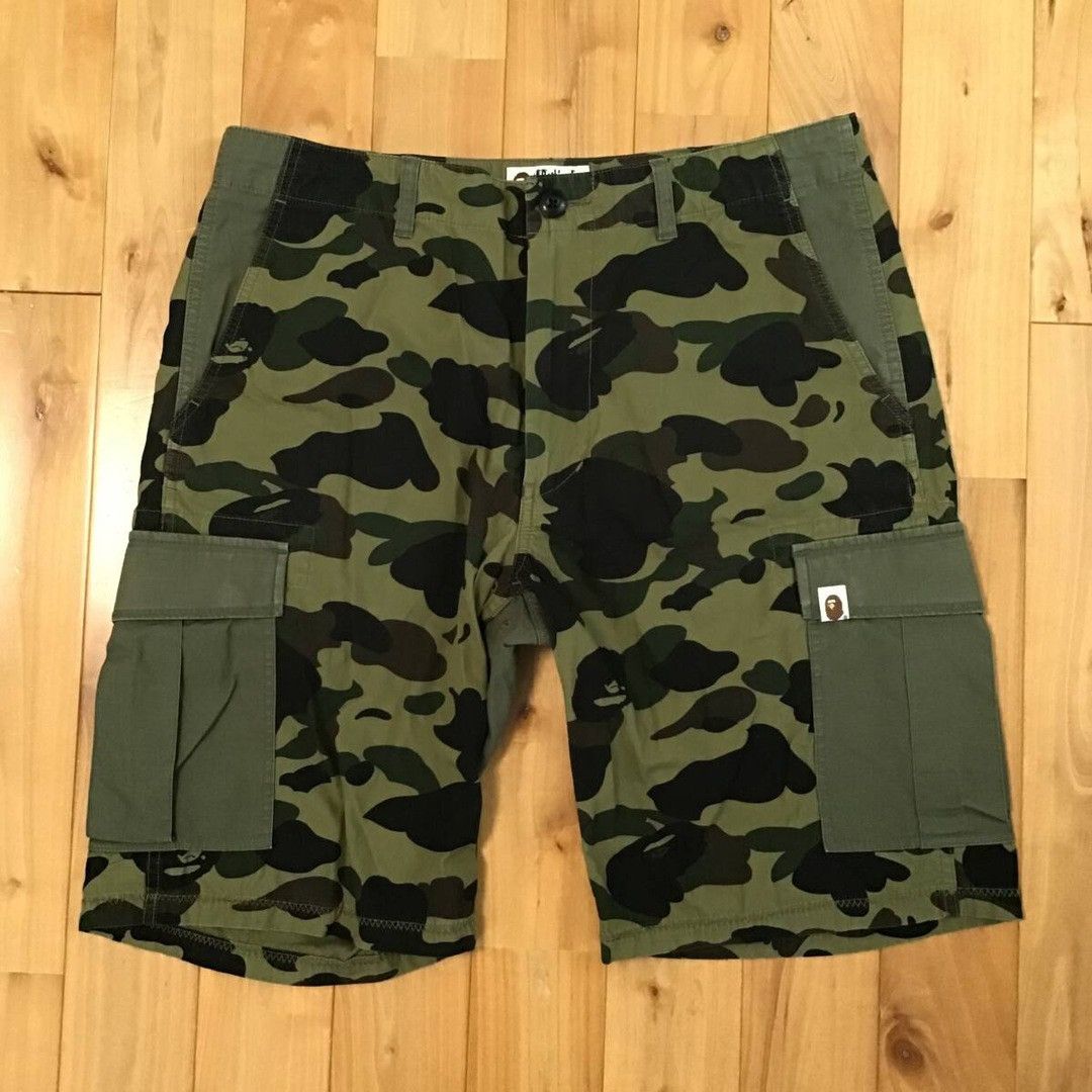 Bape BAPE Cargo shorts 1st camo green a bathing ape ★size L Size US 34 / EU 50 - 1 Thumbnail