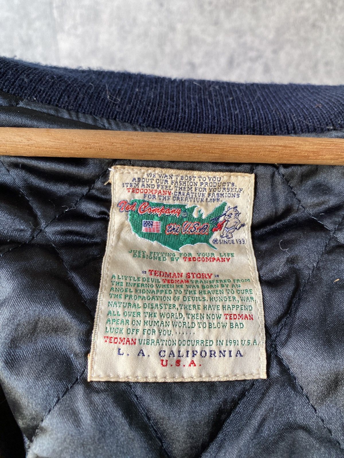 Japanese Brand Vintage Tedman Velvet Sukajan Traditional Japan Jacket Size US M / EU 48-50 / 2 - 10 Thumbnail