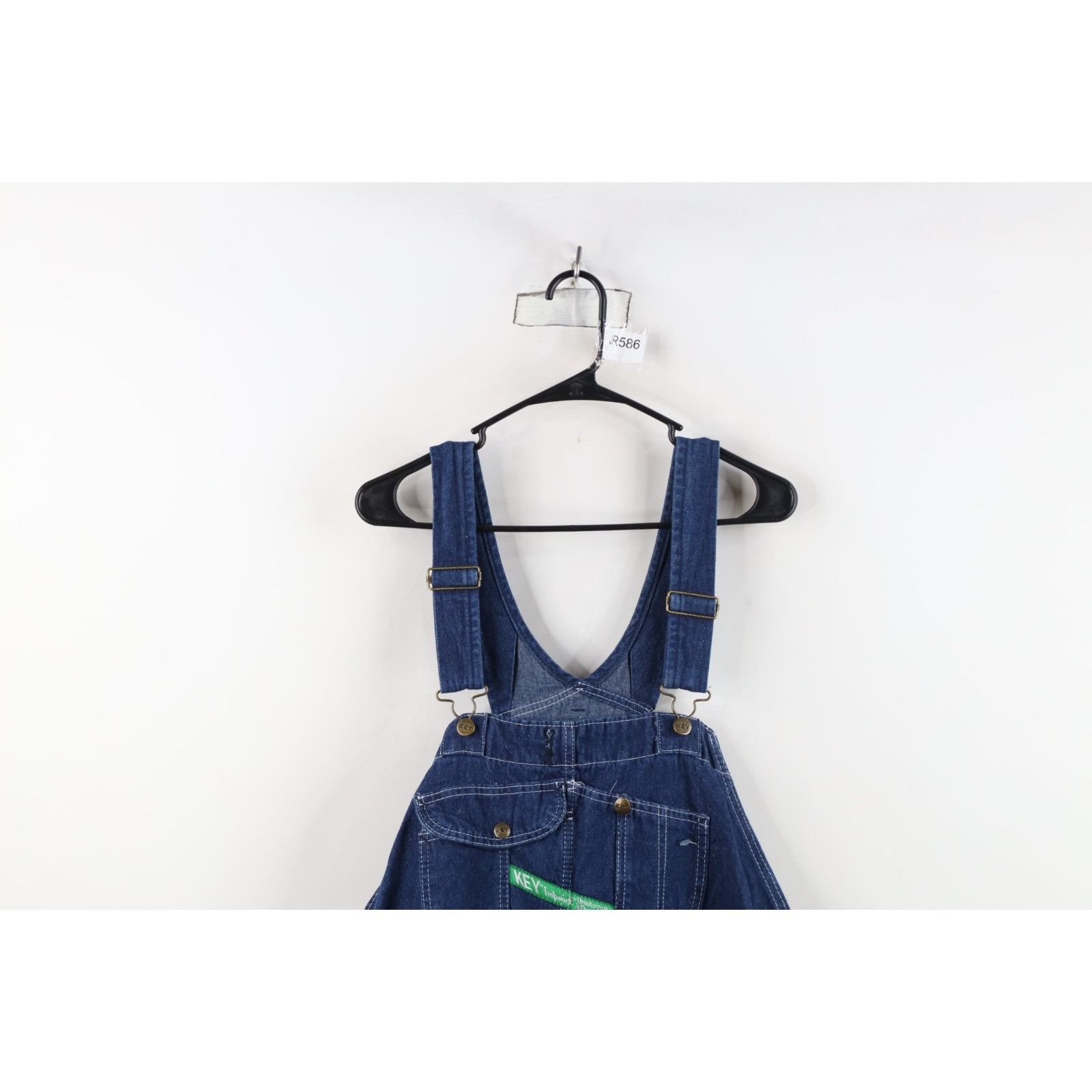 Vintage Vintage 90s Streetwear Faded Wide Leg Denim Overalls 48x30 Size US 44 / EU 60 - 2 Thumbnail