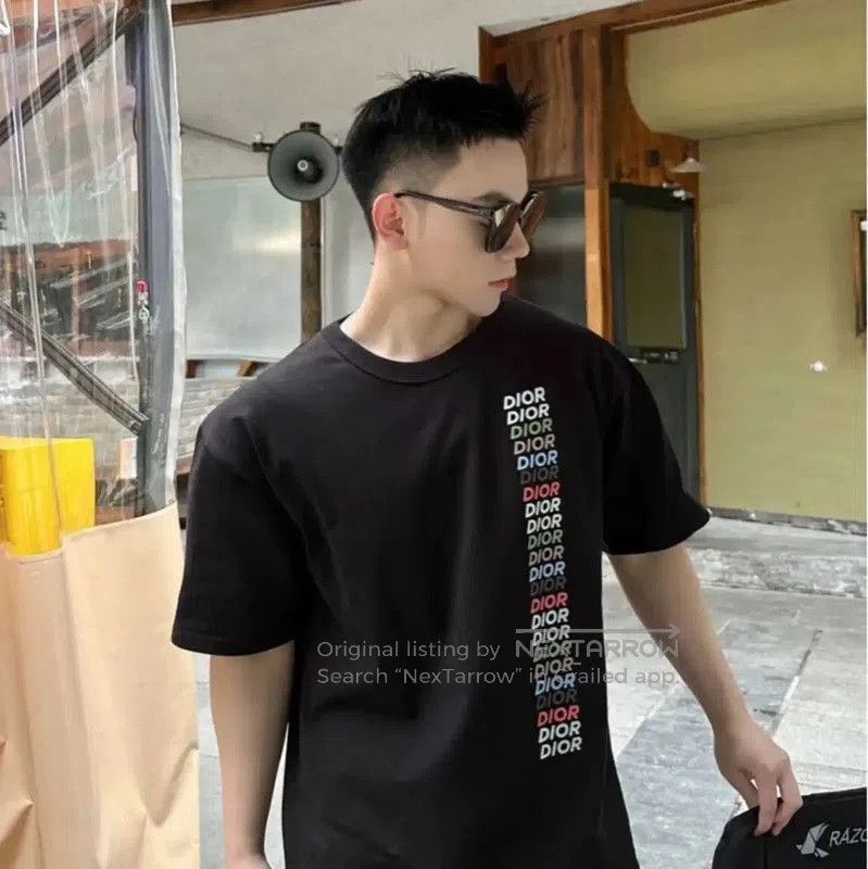 Dior Dior Black Cotton Men's T-Shirt . Size US L / EU 52-54 / 3 - 9 Thumbnail