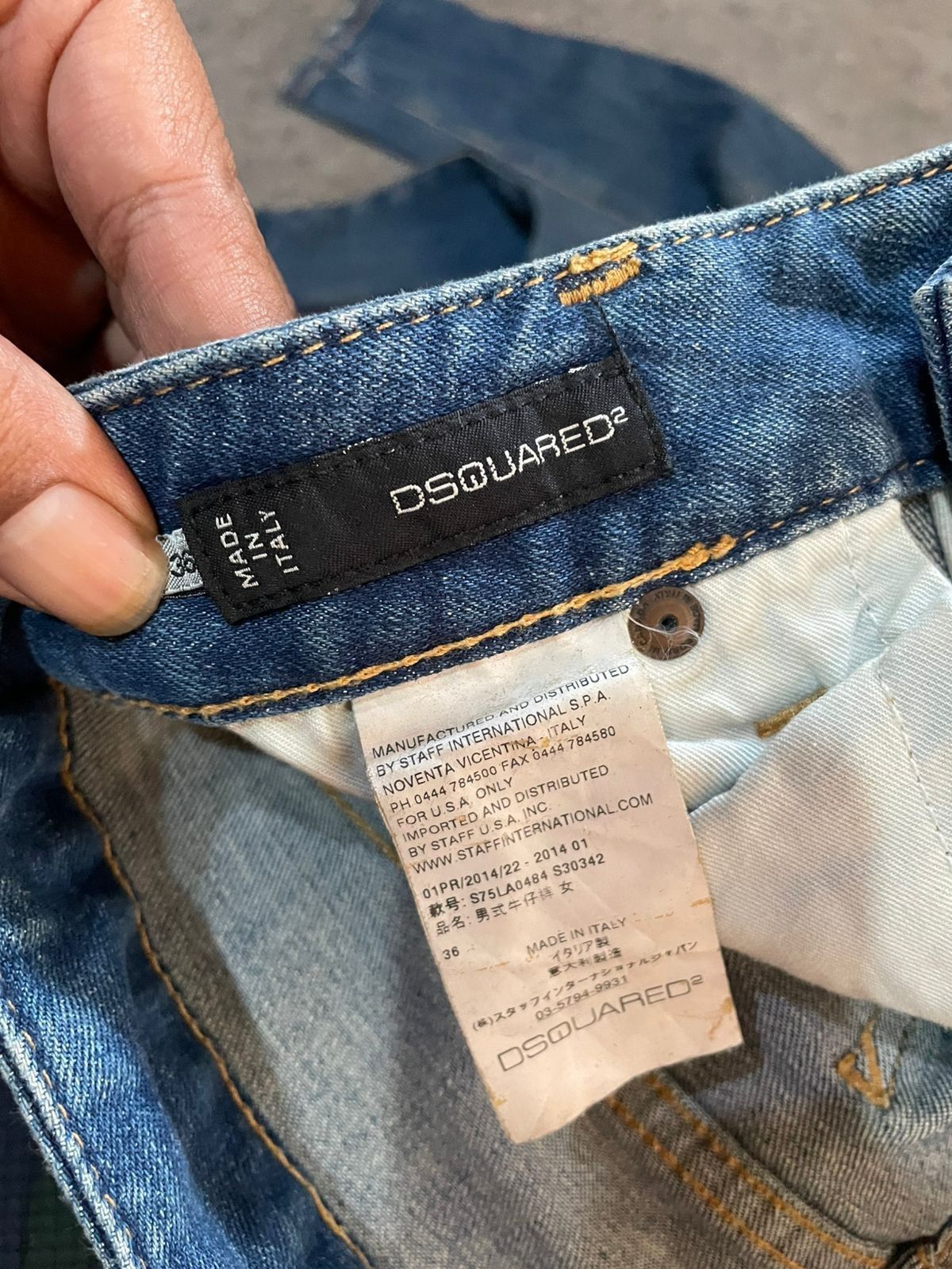 Dsquared2 DSQUARED2 DENIM RIPPED JEANS SIZE 36 Size 36" / US 14 / IT 50 - 8 Thumbnail