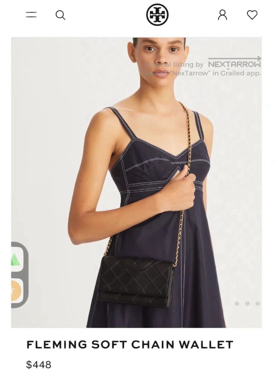 Tory Burch Tory Burch Fleming Black Chain Bag 19x4x12/ Size ONE SIZE - 6 Thumbnail