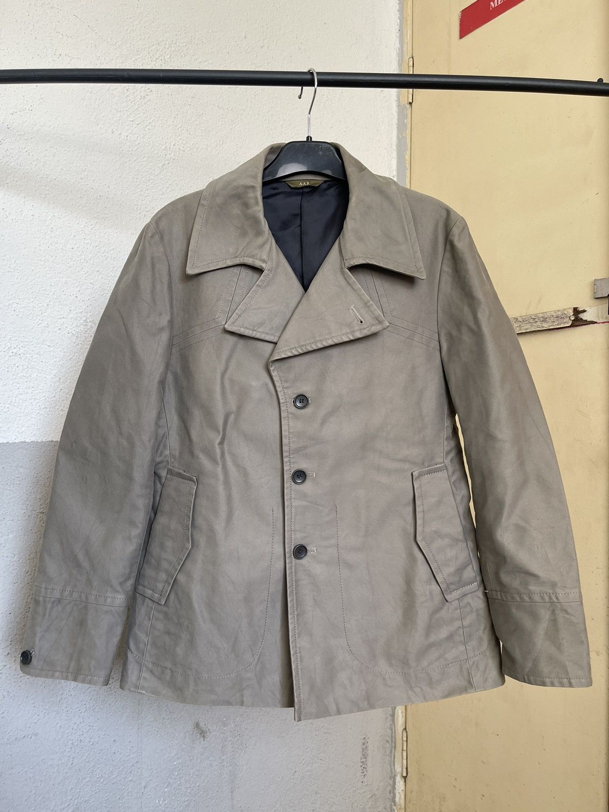 Yohji Yamamoto AAR Yohji Yamamoto Single Breasted Short Trench Coat Size US M / EU 48-50 / 2 - 1 Thumbnail