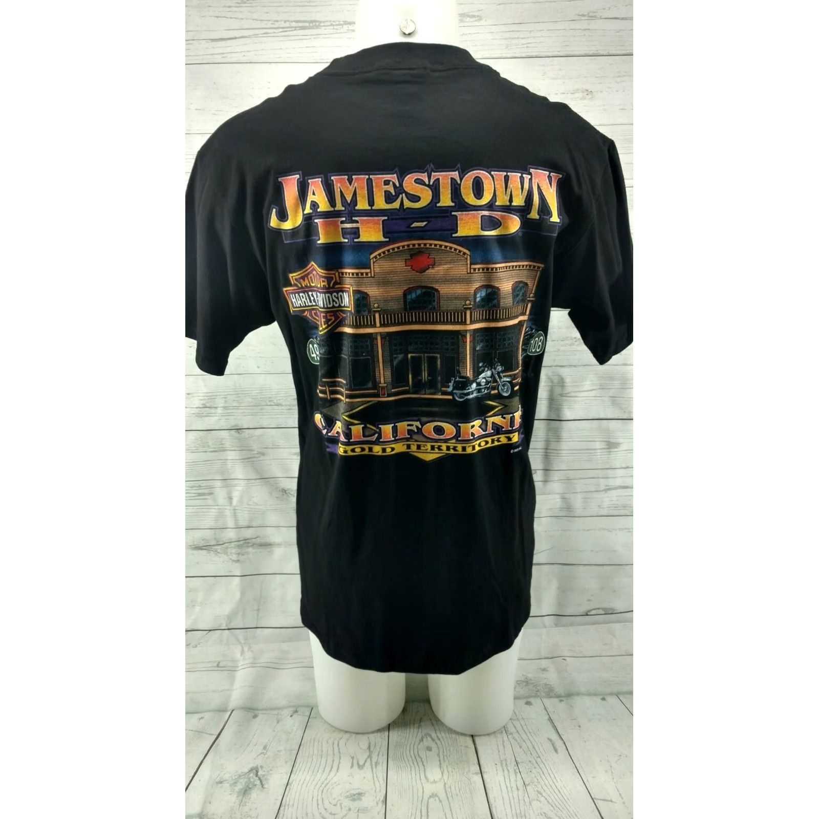 Harley Davidson VINTAGE Harley-Davidson Shirt California Jamestown Men L Black Shirt Mens L Harley-Davidson California Jamestown Shirt Black L Men Size US L / EU 52-54 / 3 - 6 Thumbnail