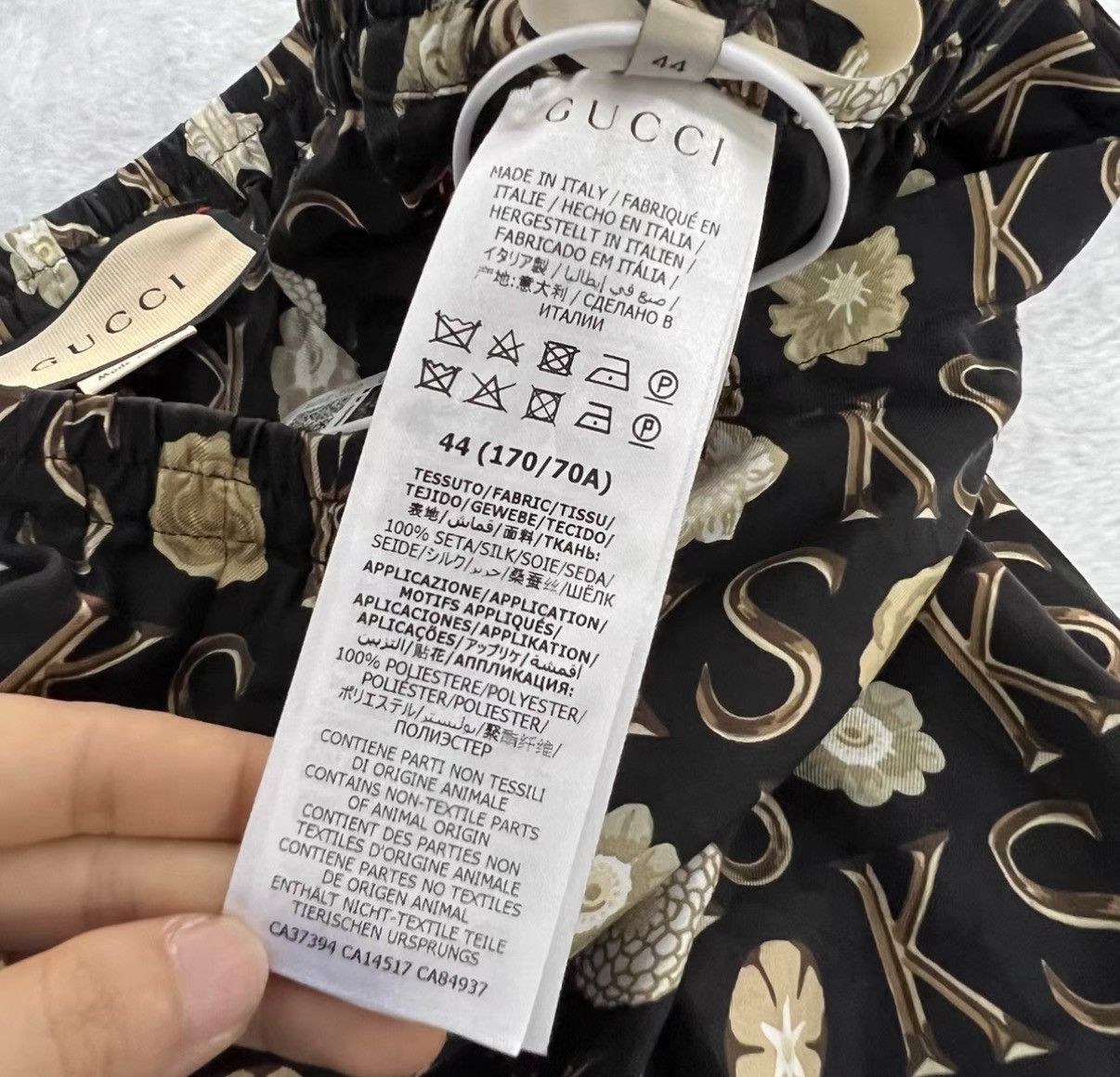 Gucci Gucci x Ken Scott Letter Floral All-over Print Shorts J41 Size US 28 / EU 44 - 4 Thumbnail