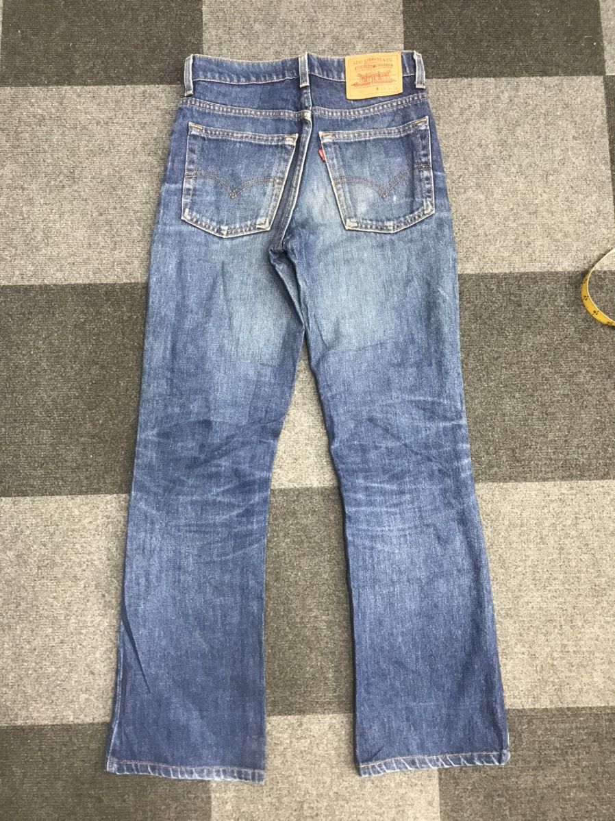 Levi's 💥Flare 90s💥Vintage 90s Levis 517 Flare Blue Wash Jeans Size US 27 - 11 Thumbnail