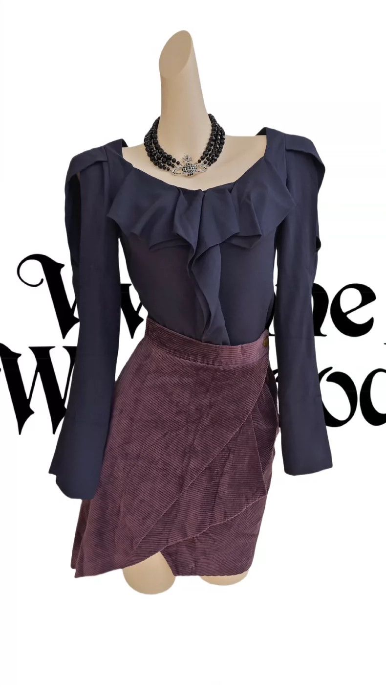 Vivienne Westwood Vivienne Westwood Blue and green corset with lotus leaf ed Size XS / US 0-2 / IT 36-38 - 3 Thumbnail