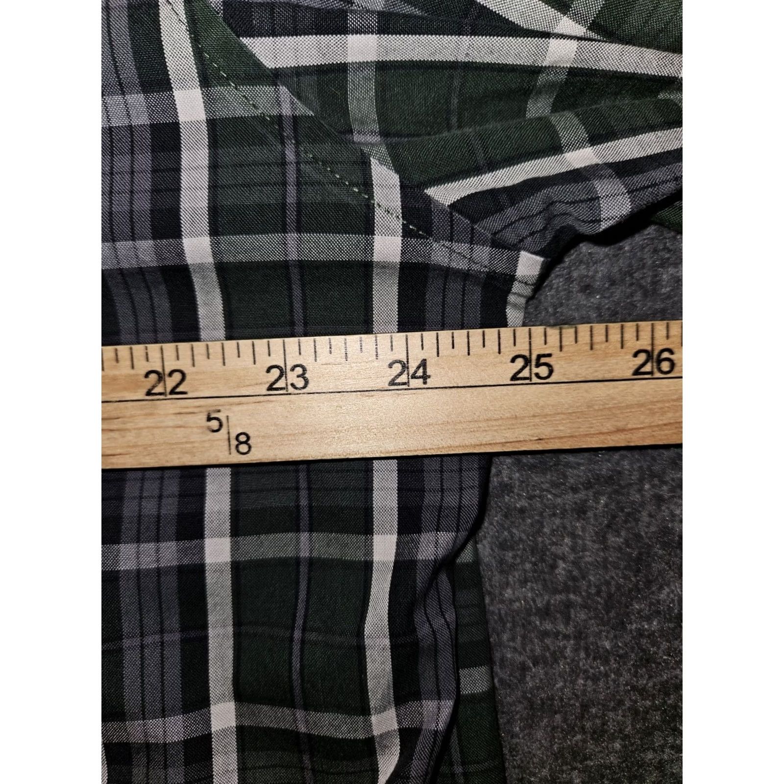Eddie Bauer Eddie Bauer Button-Down Shirt Men's XL Green Wrinkle Free Classic Plaid Button-Up Pocketed Size US XL / EU 56 / 4 - 3 Thumbnail