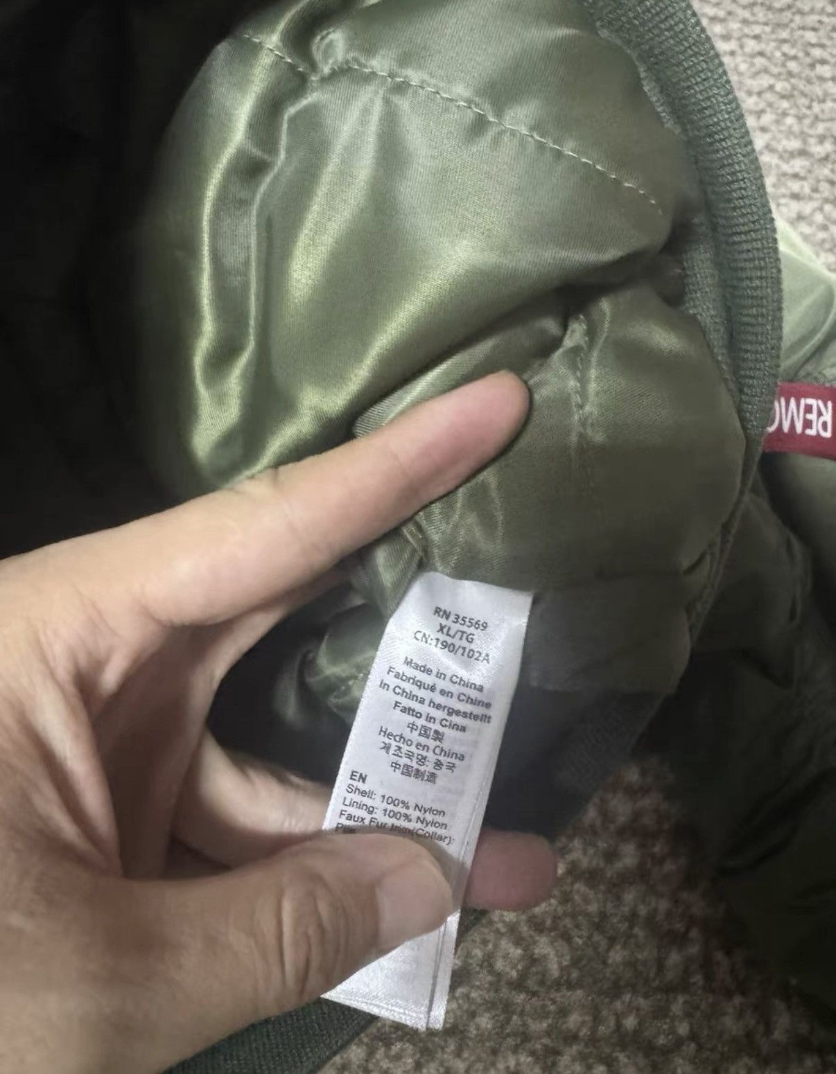 Alpha Industries Alpha Industries B-15 Bomber Jacket Size US XL / EU 56 / 4 - 4 Thumbnail
