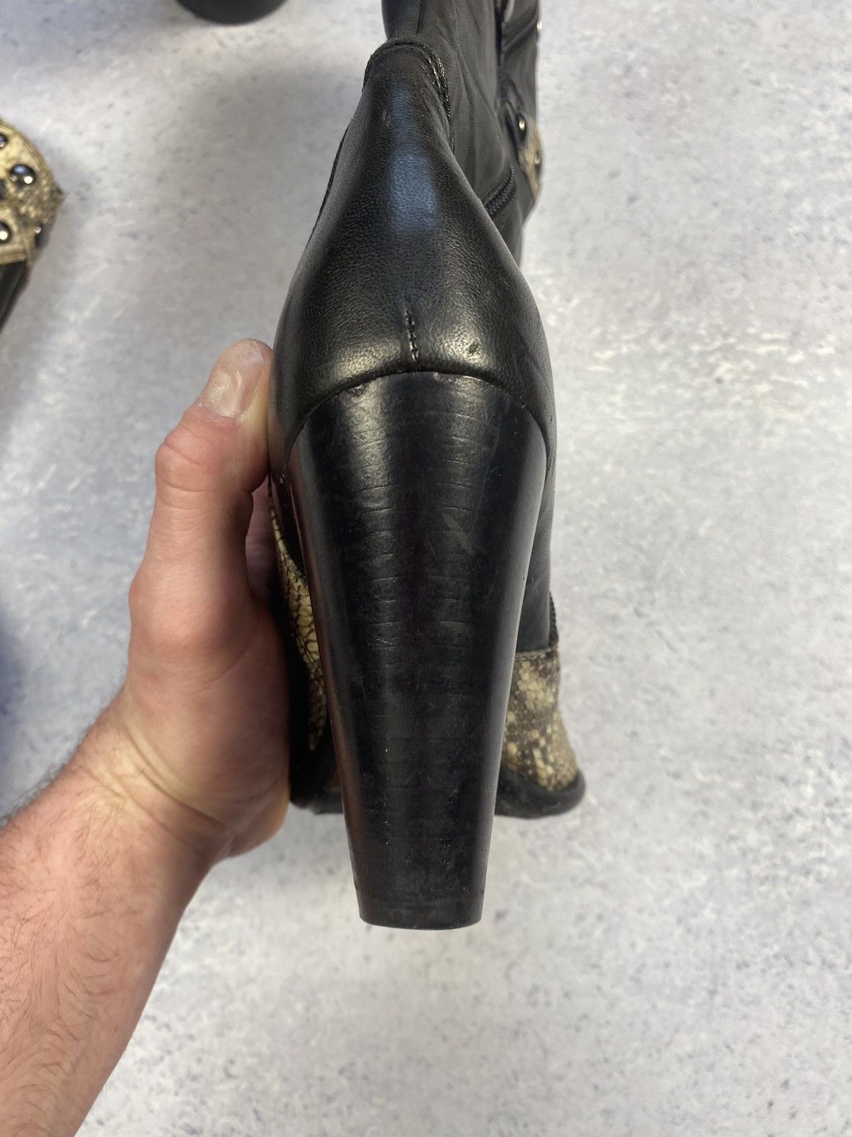 Leather Cowboy Loriblu Women Leather Boots in Cowboys Style Size 39 Size US 9 / IT 39 - 20 Thumbnail