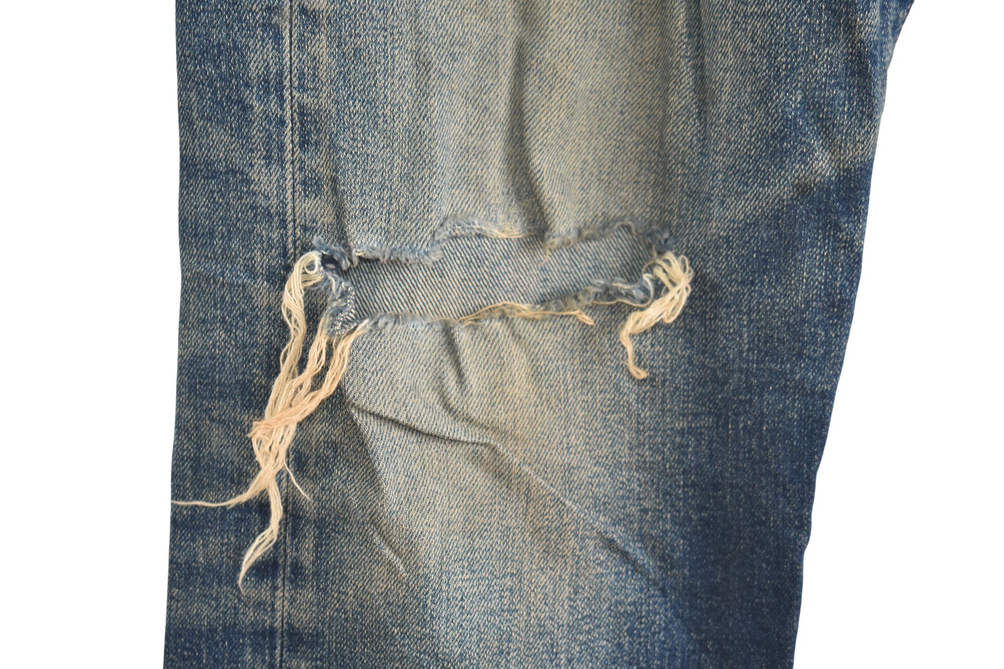 Levi's Vintage Levi's 502 Distress Denim W29 Size US 29 - 3 Thumbnail