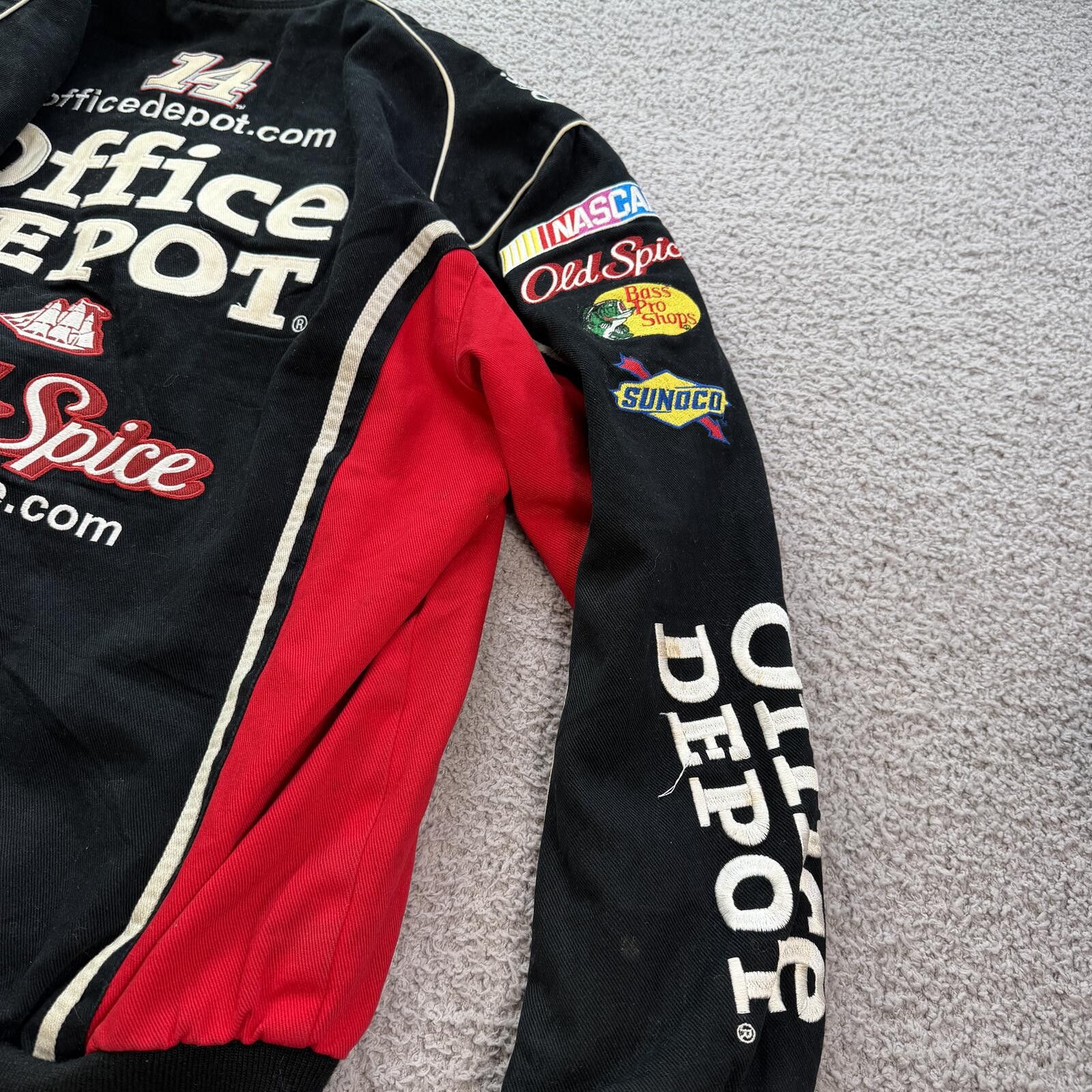 JH Design Vintage Tony Stewart Office Depot NASCAR Racing Jacket L Size US L / EU 52-54 / 3 - 8 Thumbnail