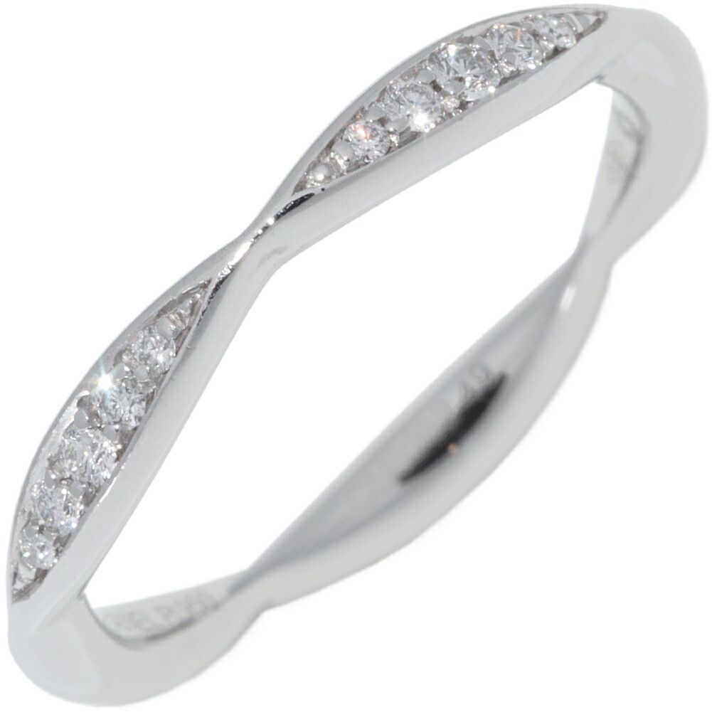 Chanel Chanel Chanel Camelia Pt950 Diamond Ring Size 8 Metal Ring J10835 DUTY FREE for USA Size ONE SIZE - 1 Thumbnail