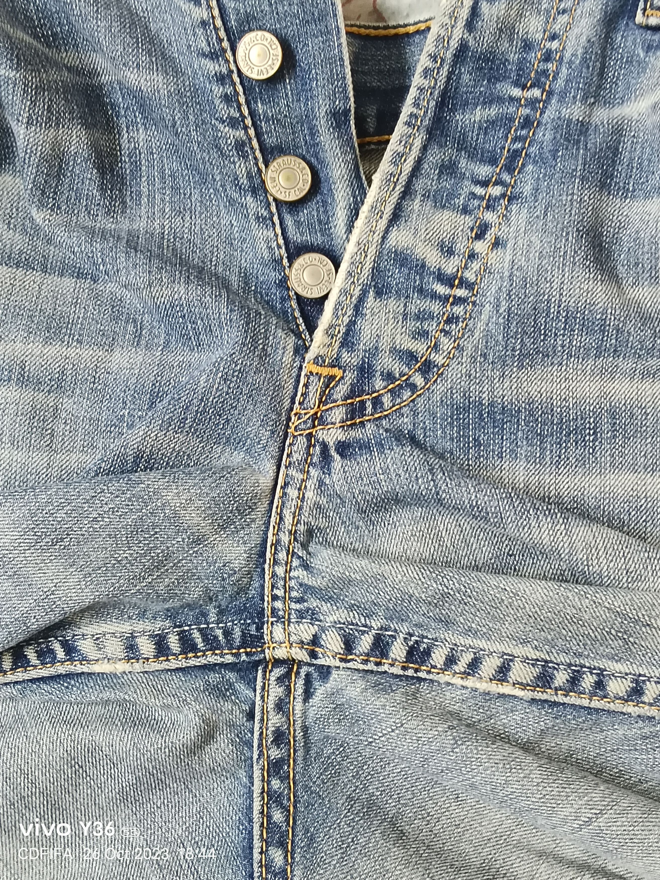 Levi's Vintage Clothing Levi's 501 Seditionaries Distressed Jeans Size US 29 - 8 Thumbnail