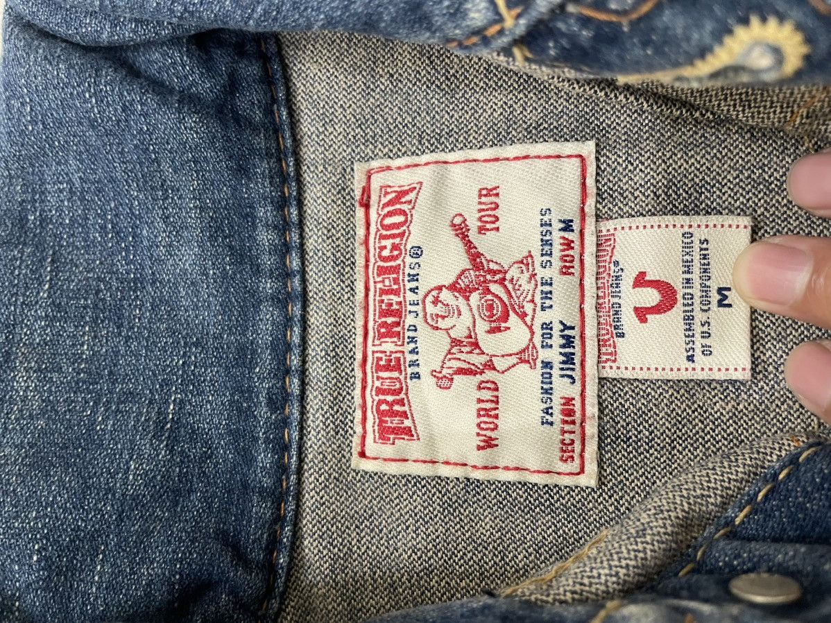 Japanese Brand 2000s True Religion Denim Jacket Y2K If6was9 LGB vkei style Size US XS / EU 42 / 0 - 4 Thumbnail