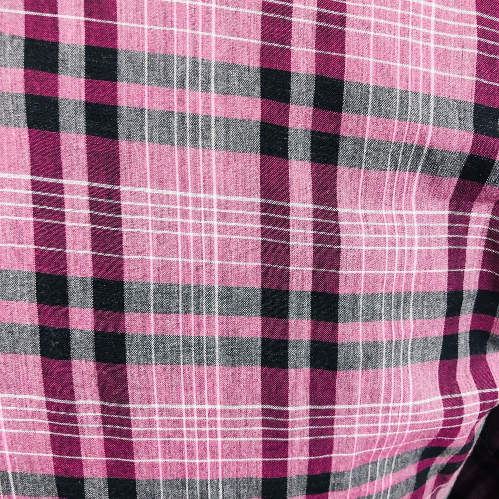 Theory Theory Button Front Shirt Purple Plaid Long Sleeve Collar XS Size US XS / EU 42 / 0 - 3 Thumbnail