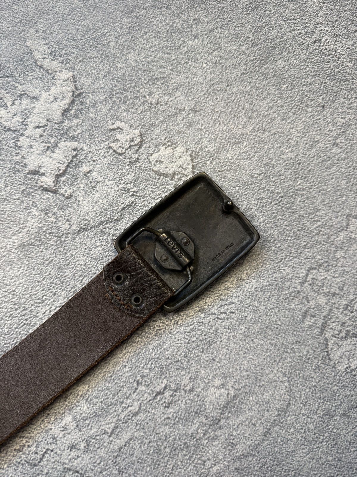 Levi's Vintage Levi’s Belt Big Logo Made in Italy Size 38 - 3 Thumbnail