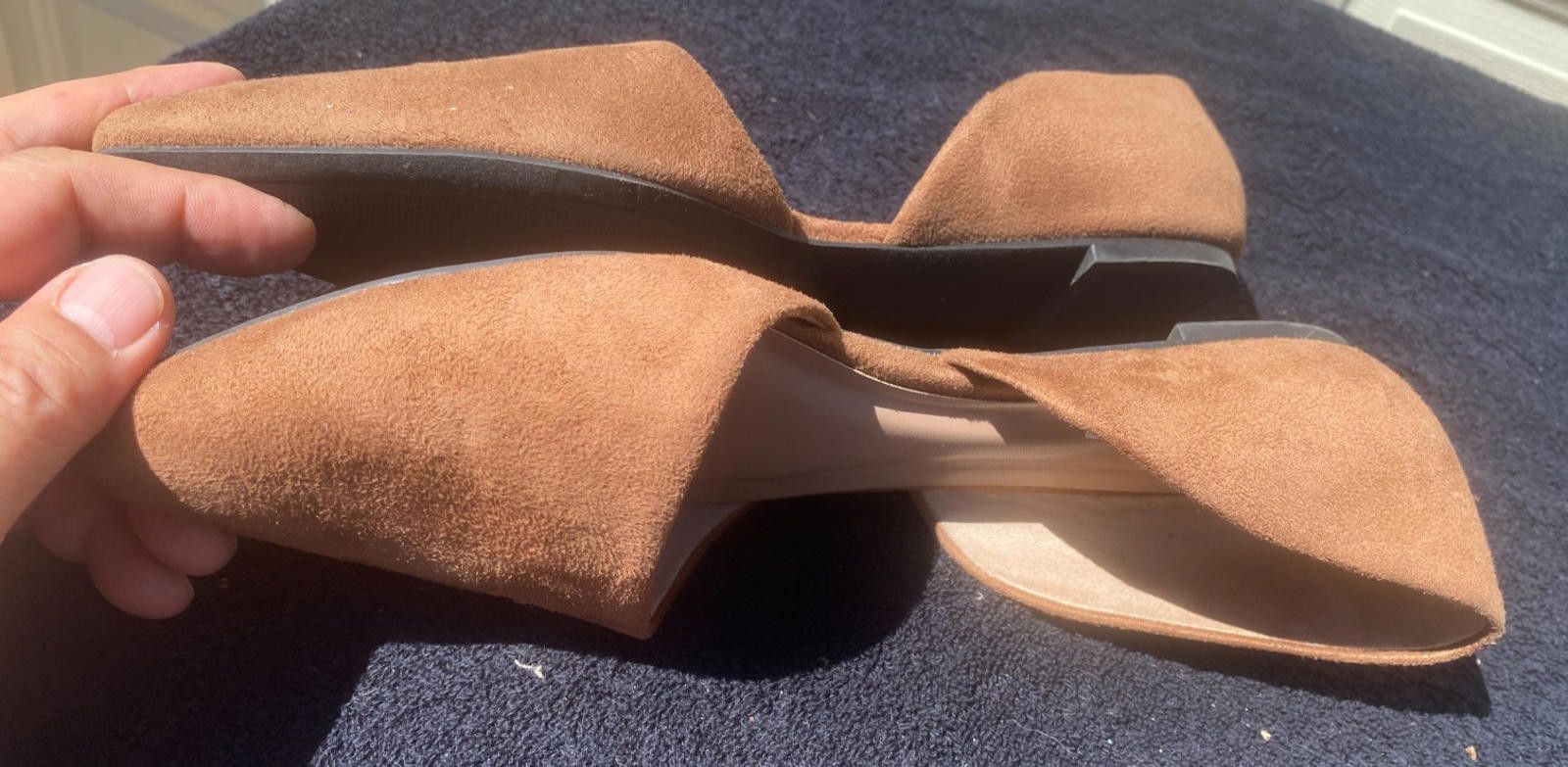 Designer Women's A New Day, BROWN Dorsey Slip-on Flats, Size 10 (612) Size US 10 / IT 40 - 3 Thumbnail