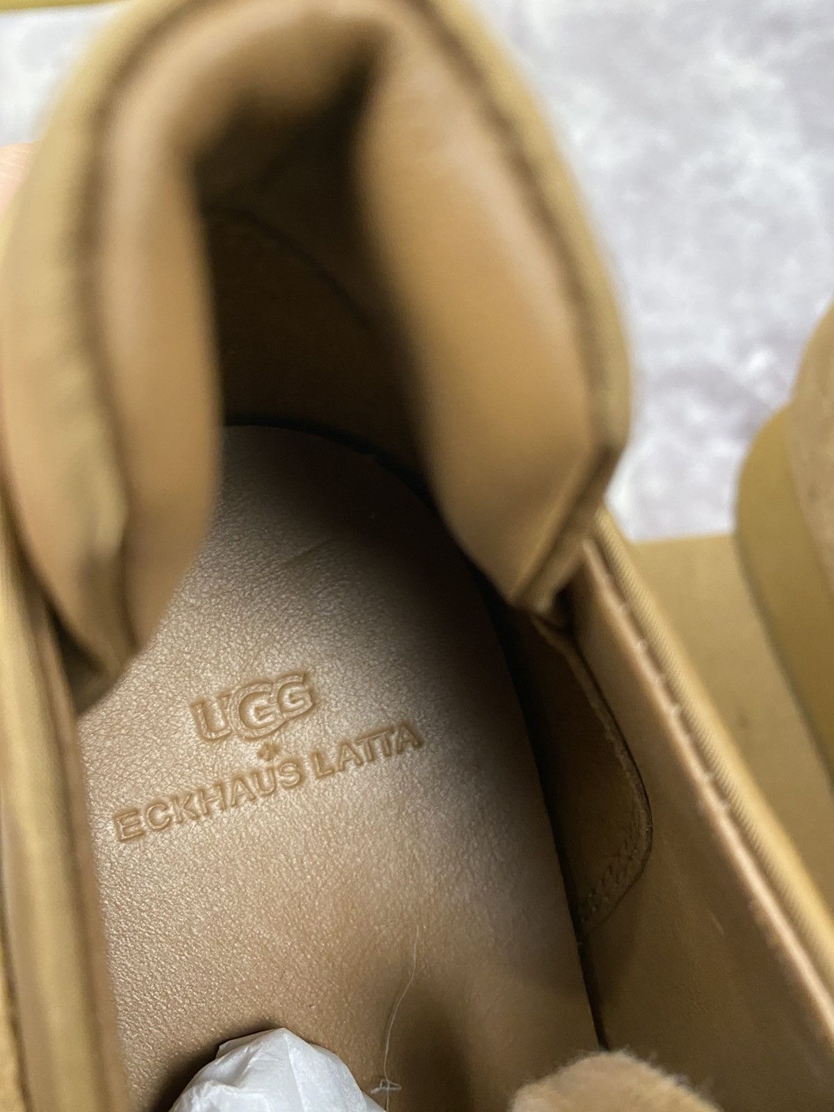 Eckhaus Latta Ugg X Eghaus Latta Square Toe Leather Low Top Sneakers 38 Size US 8 / IT 38 - 4 Thumbnail