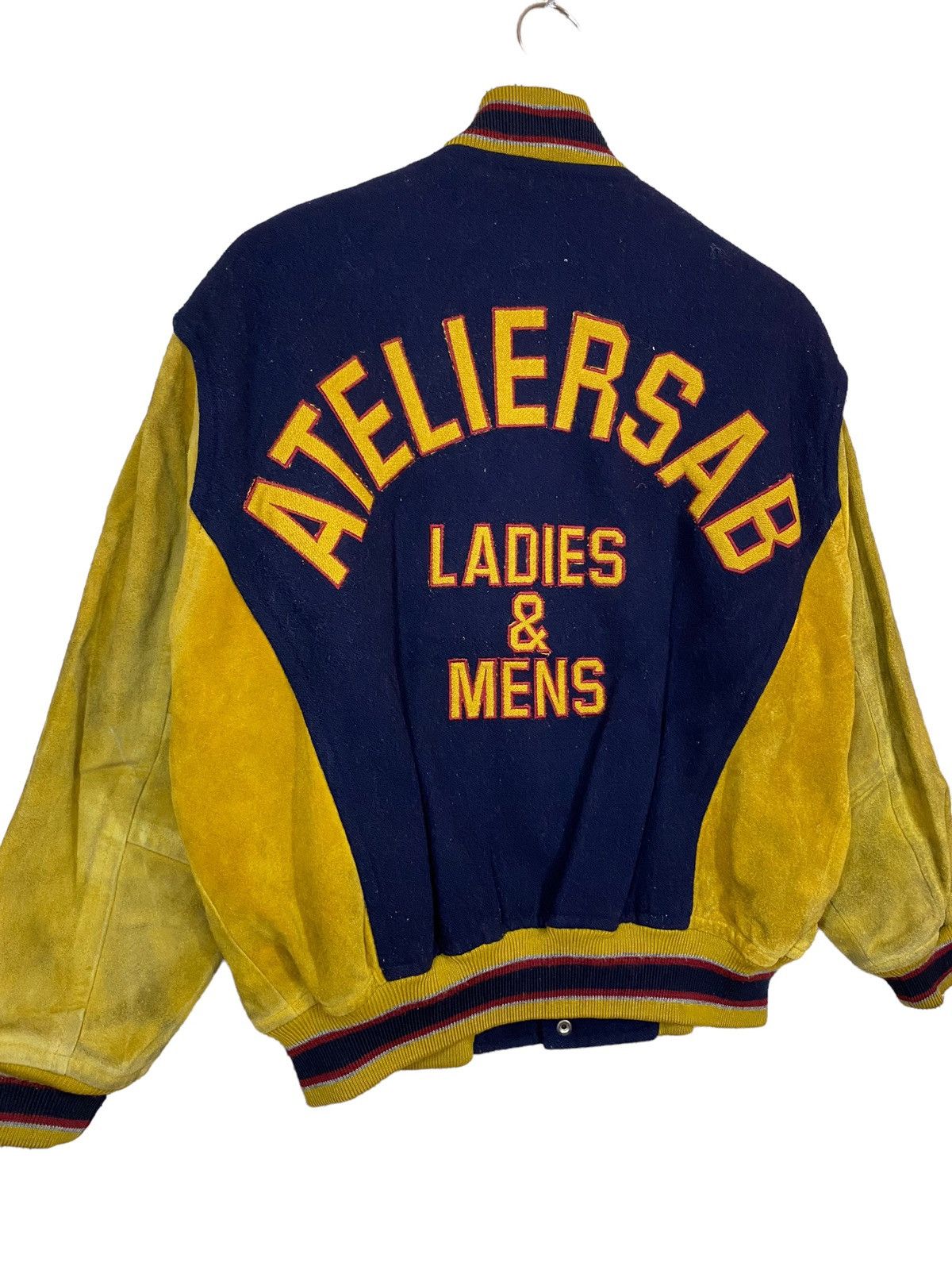 Vintage ‼️TRADITIONAL SPORT CLUB ATELIER VARSITY JACKET WOOL/LEATHER‼️ Size US L / EU 52-54 / 3 - 3 Thumbnail