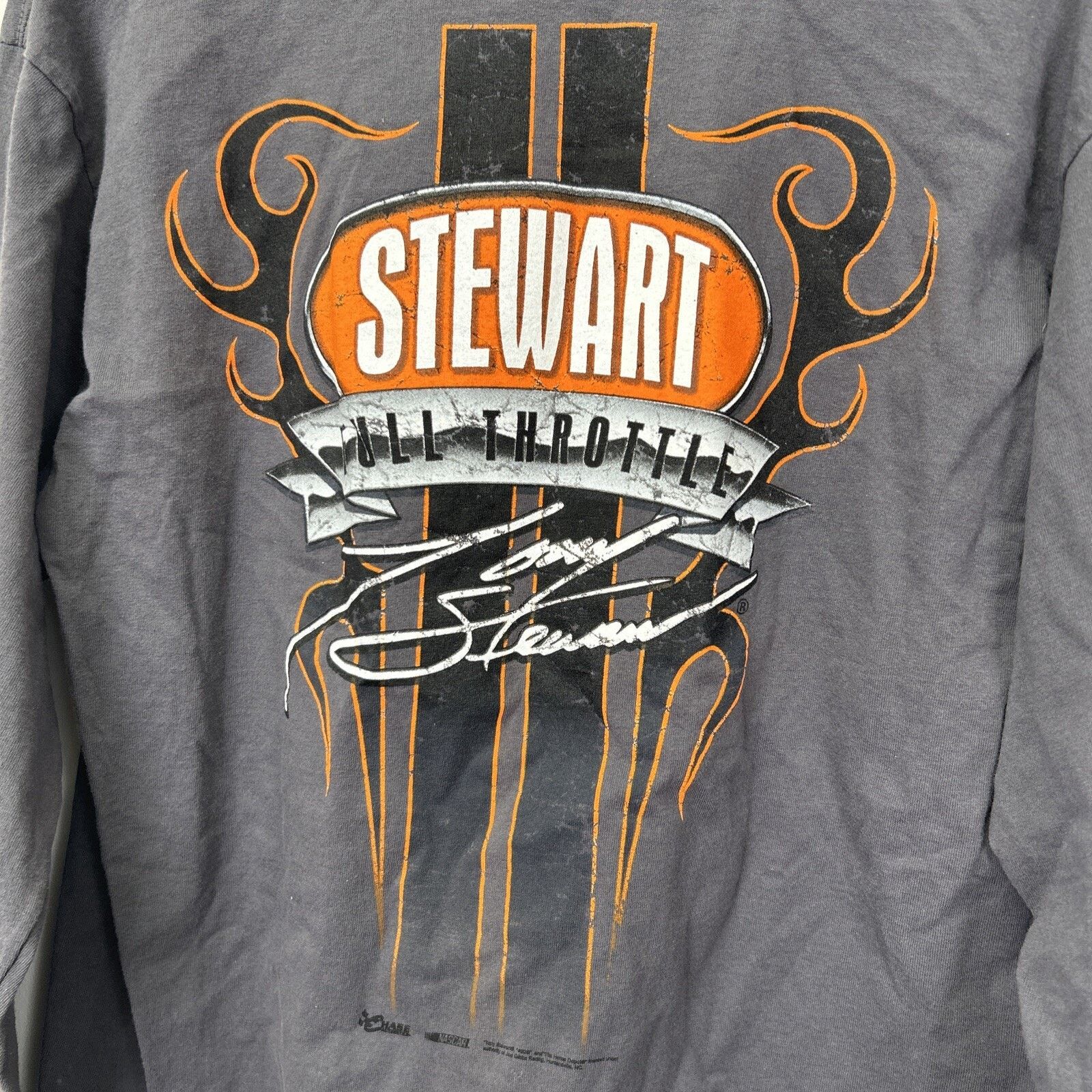 Chase Authentics Chase Authentics Tony Stewart #20 Grey T-shirt Large Size US L / EU 52-54 / 3 - 6 Thumbnail
