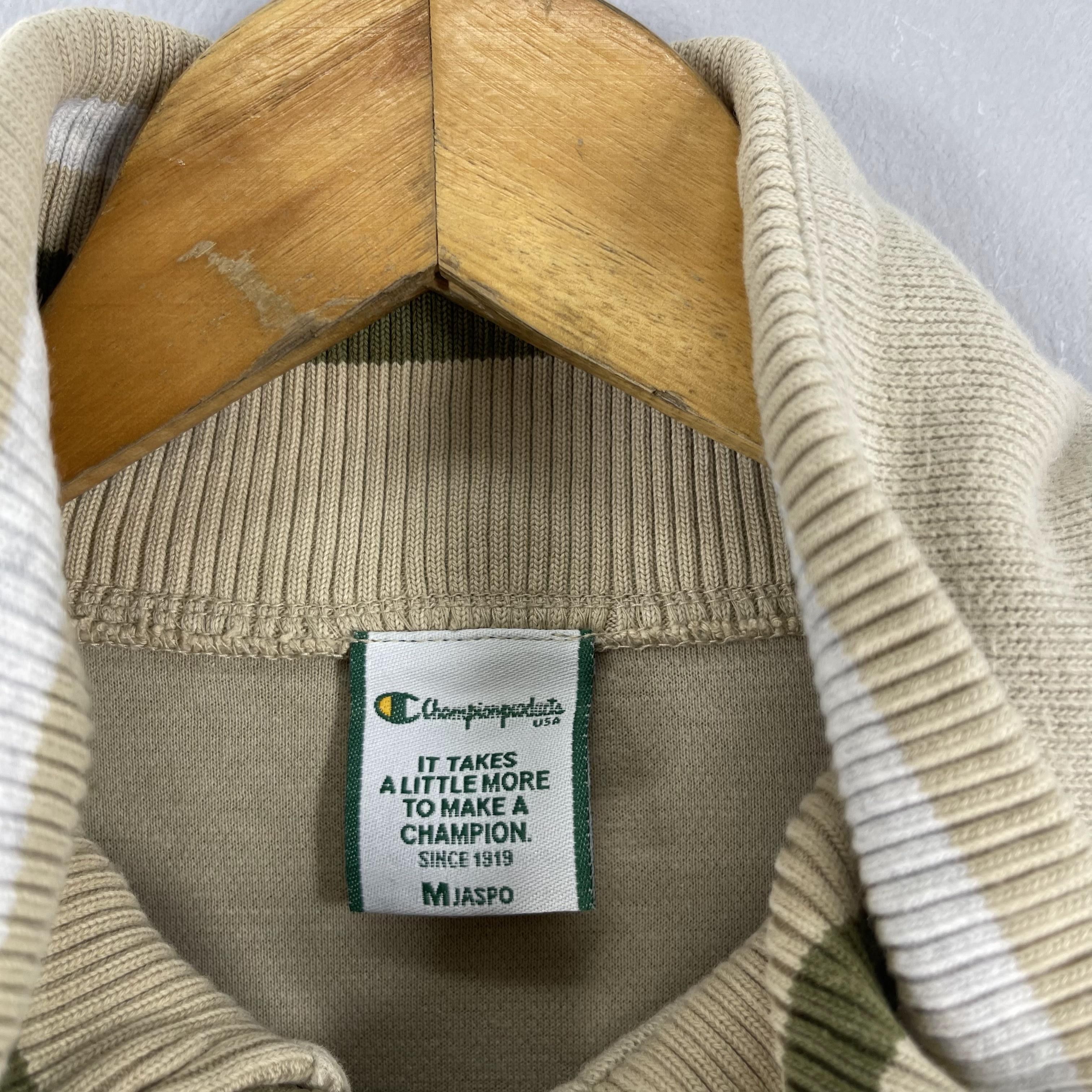 Champion Vintage CHAMPION Script Logo Half Zipper Pullover Sweater Size US M / EU 48-50 / 2 - 5 Thumbnail