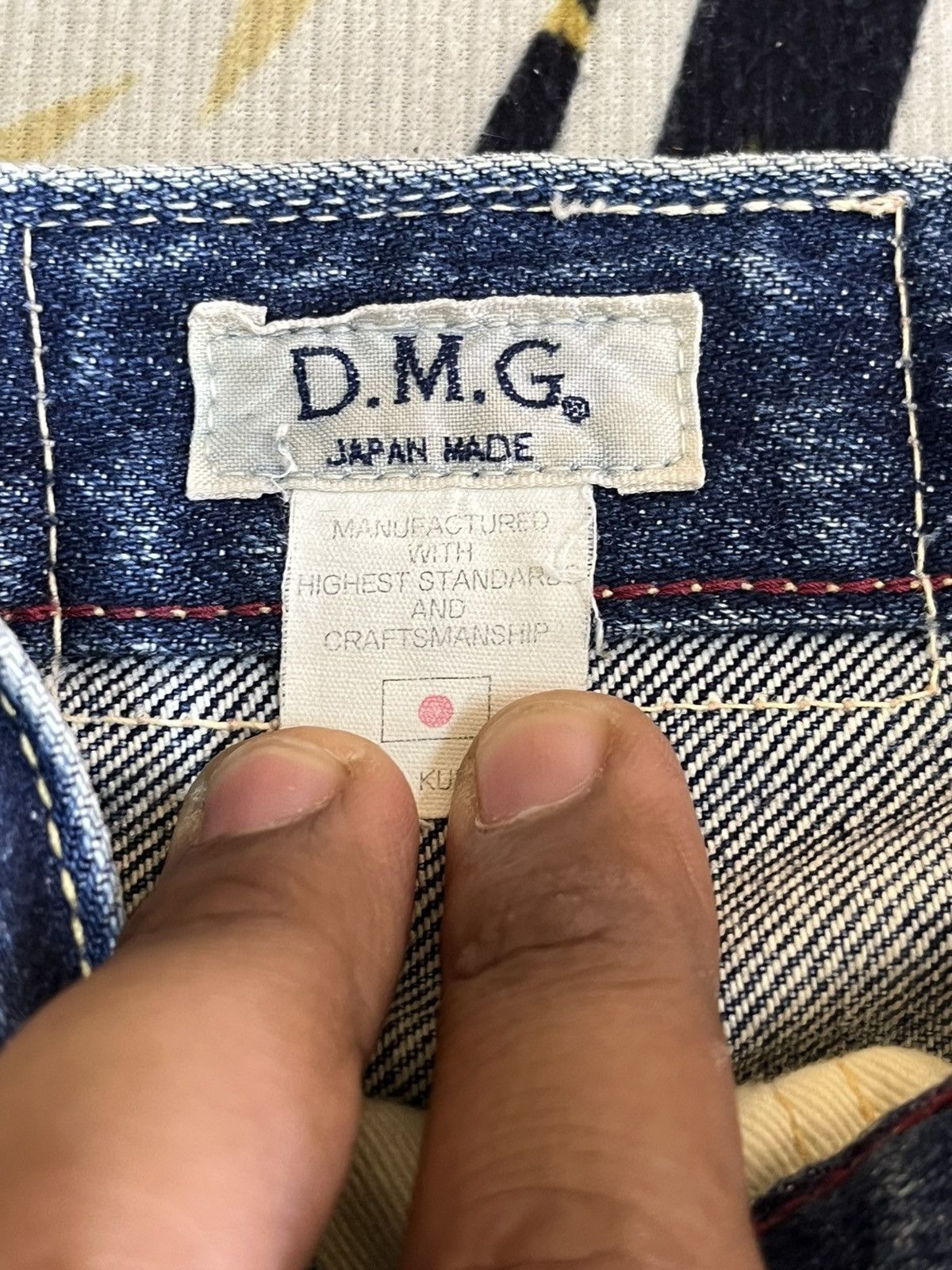 Le Grande Bleu (L.G.B.) Vintage Domingo Selvedge Distressed Denim Size US 29 - 12 Thumbnail
