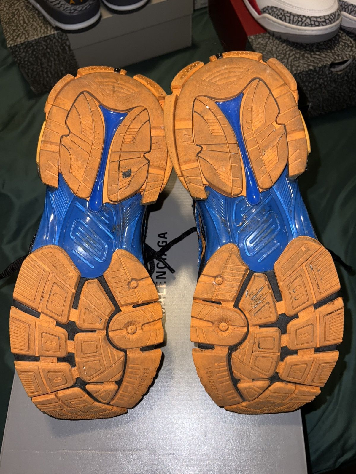 Balenciaga Balenciaga Runner / Blue & Orange / Size 43 ( 9 ) Size US 9 / EU 42 - 6 Thumbnail