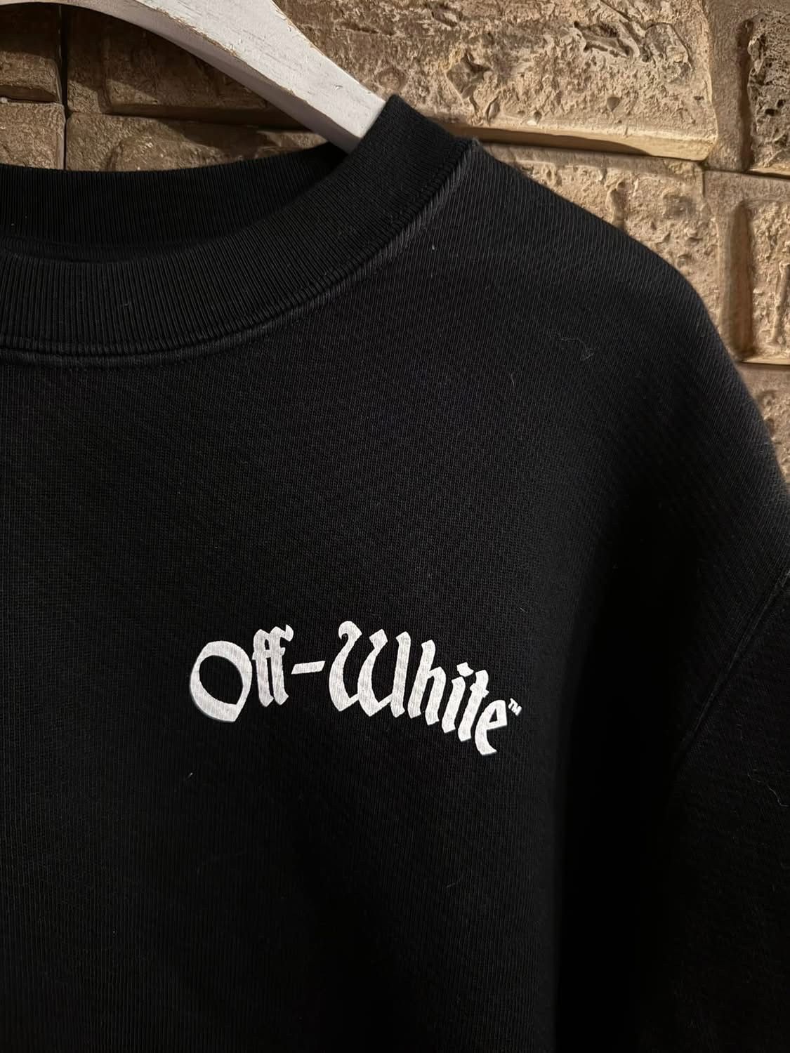Off-White Off-white impressionism orientation Black crewneck Size US M / EU 48-50 / 2 - 5 Thumbnail