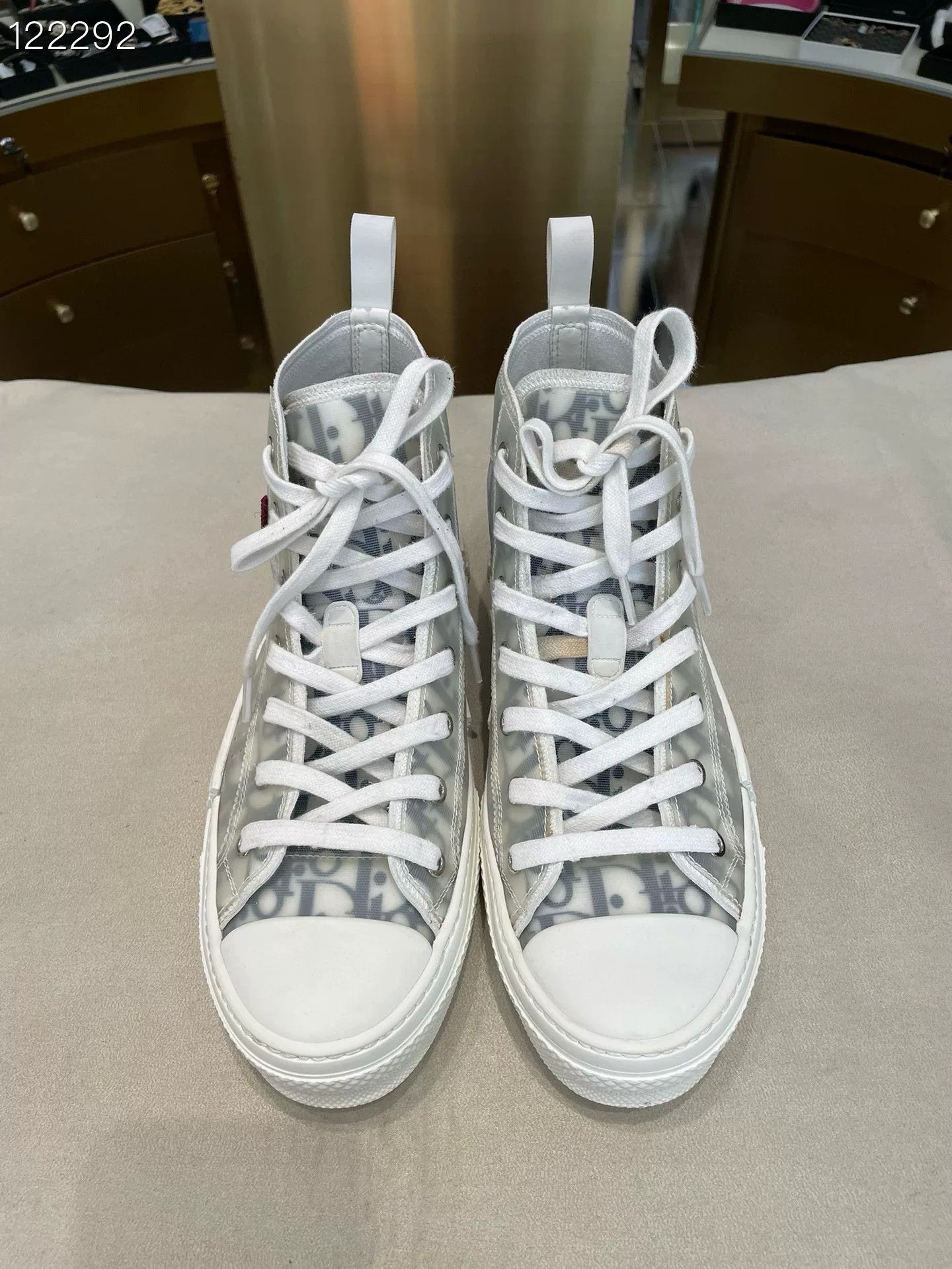 Dior Dior B23 High-Top Canvas Sneakers Size US 6 / EU 39 - 1 Thumbnail