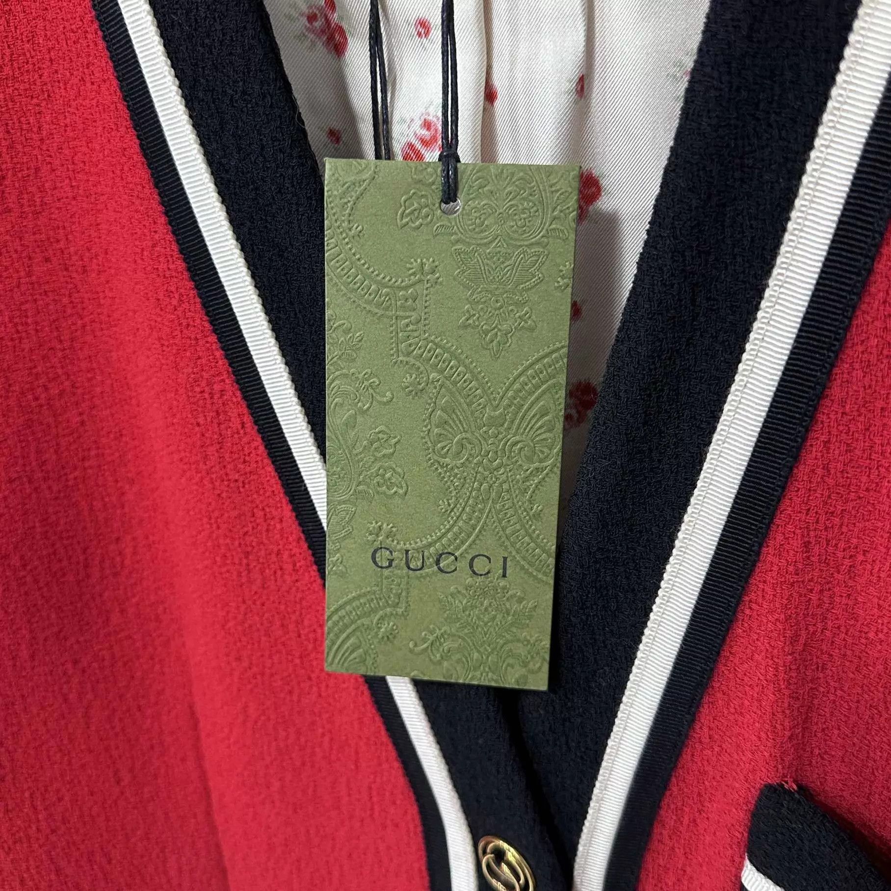 Gucci GUCCI Women's Preppy Logo Cardigan Size 40 New Size S / US 4 / IT 40 - 4 Thumbnail