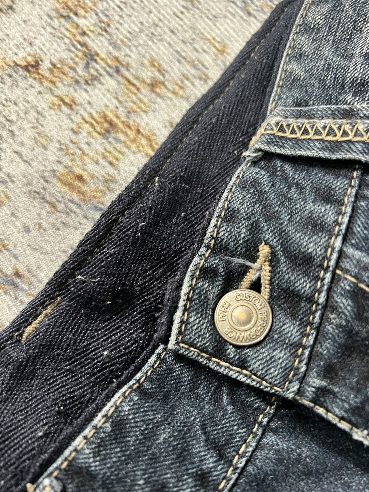 Issey Miyake × Japanese Brand × PPFM PPFM Rebuild Zipper Denim Punk Bondage Style Size US 31 - 6 Thumbnail