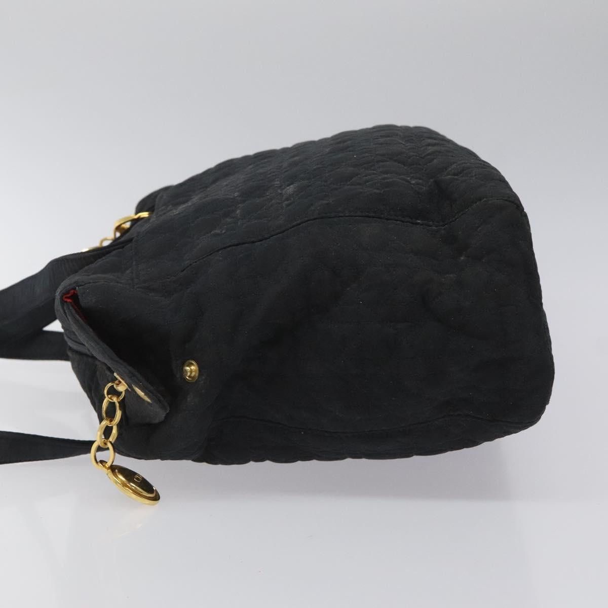 Dior DIOR Canage Shoulder Bag Nylon Black Gold Size ONE SIZE - 4 Thumbnail