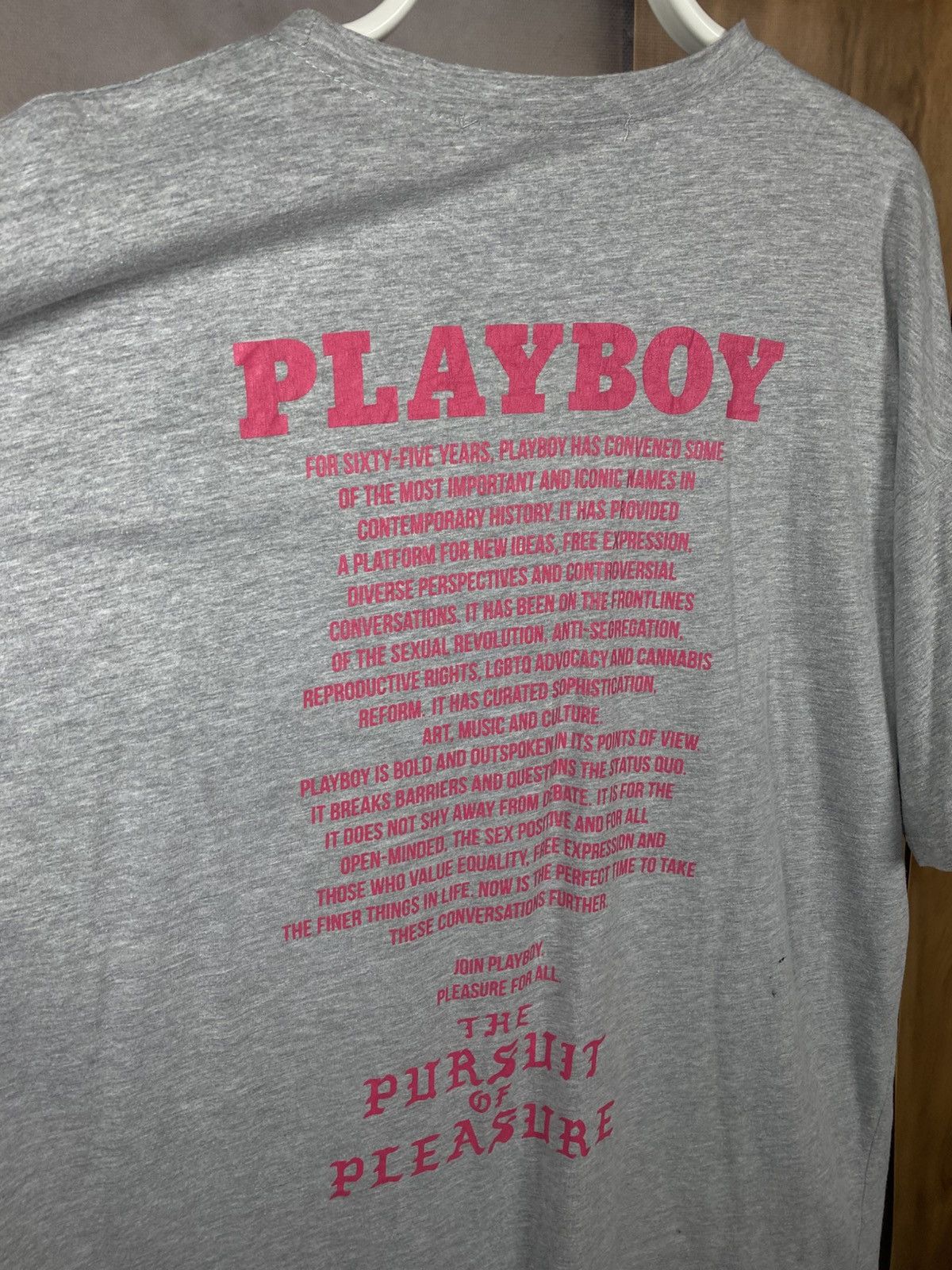 Playboy 🐇T-Shirt Play Boy Missguided The Rupsuit Of Pleasure Tee🐇 Size US XXL / EU 58 / 5 - 3 Thumbnail