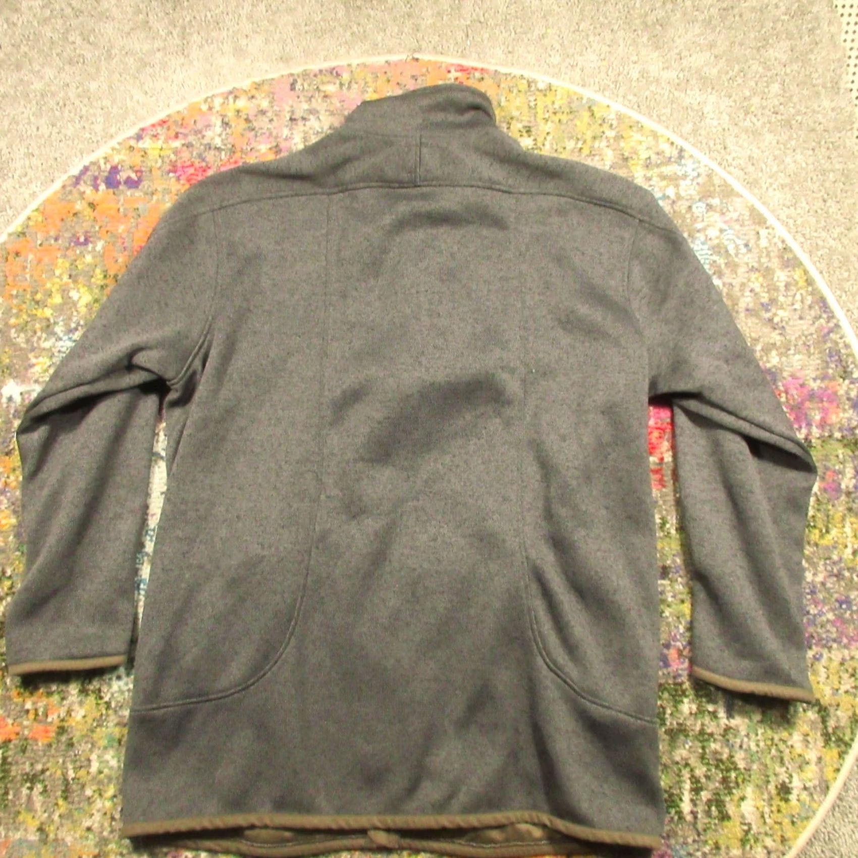 Vintage Natural Gear Fleece Jacket Mens 2XL Gray Full Zip Bomber Jacket Zip Pockets Stand-Up Collar NWT Size US XXL / EU 58 / 5 - 2 Thumbnail