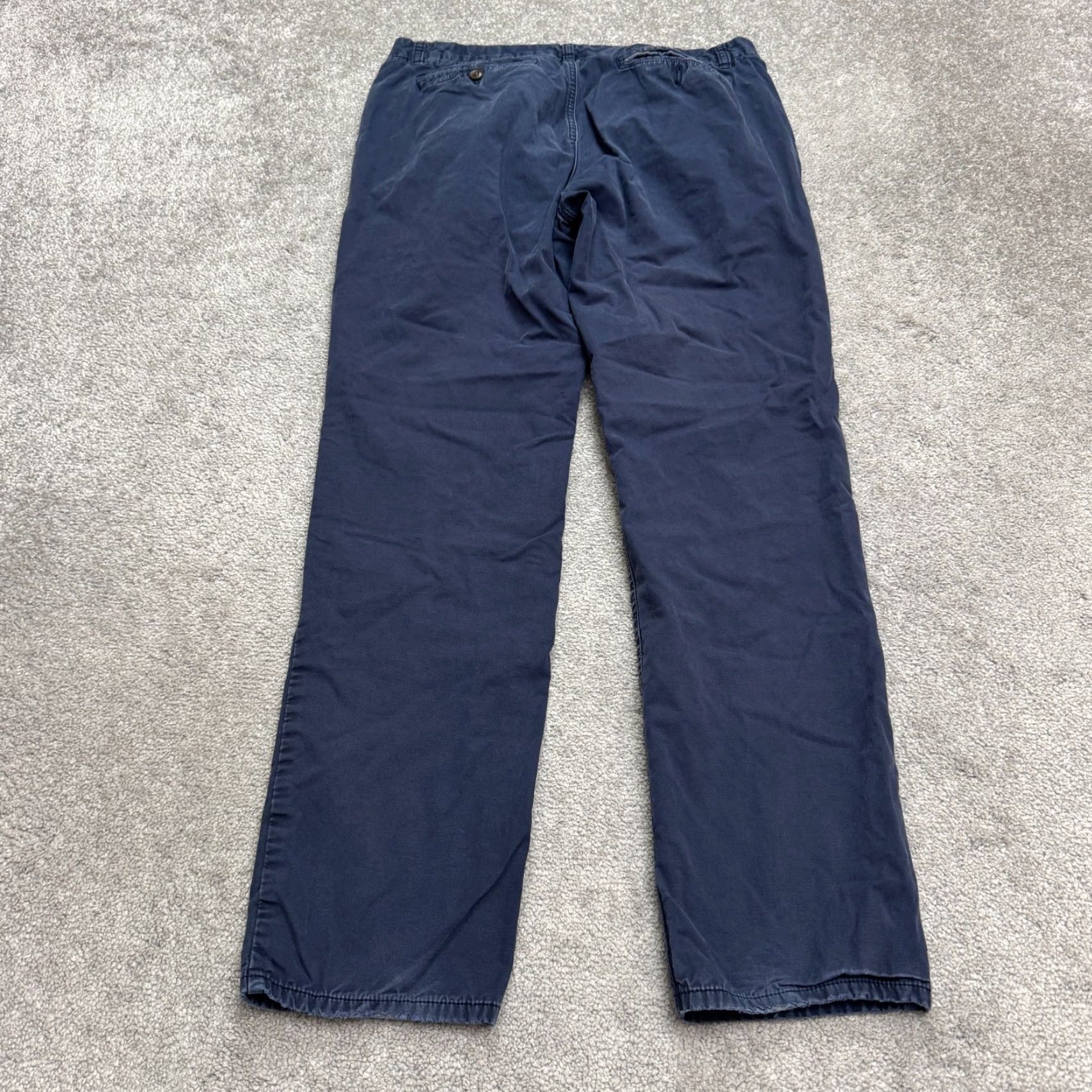 Bonobos Bonobos Slim Fit Chino Pants Men’s 33x32 Navy Blue Cotton Casual Workwear Size US 33 - 2 Thumbnail