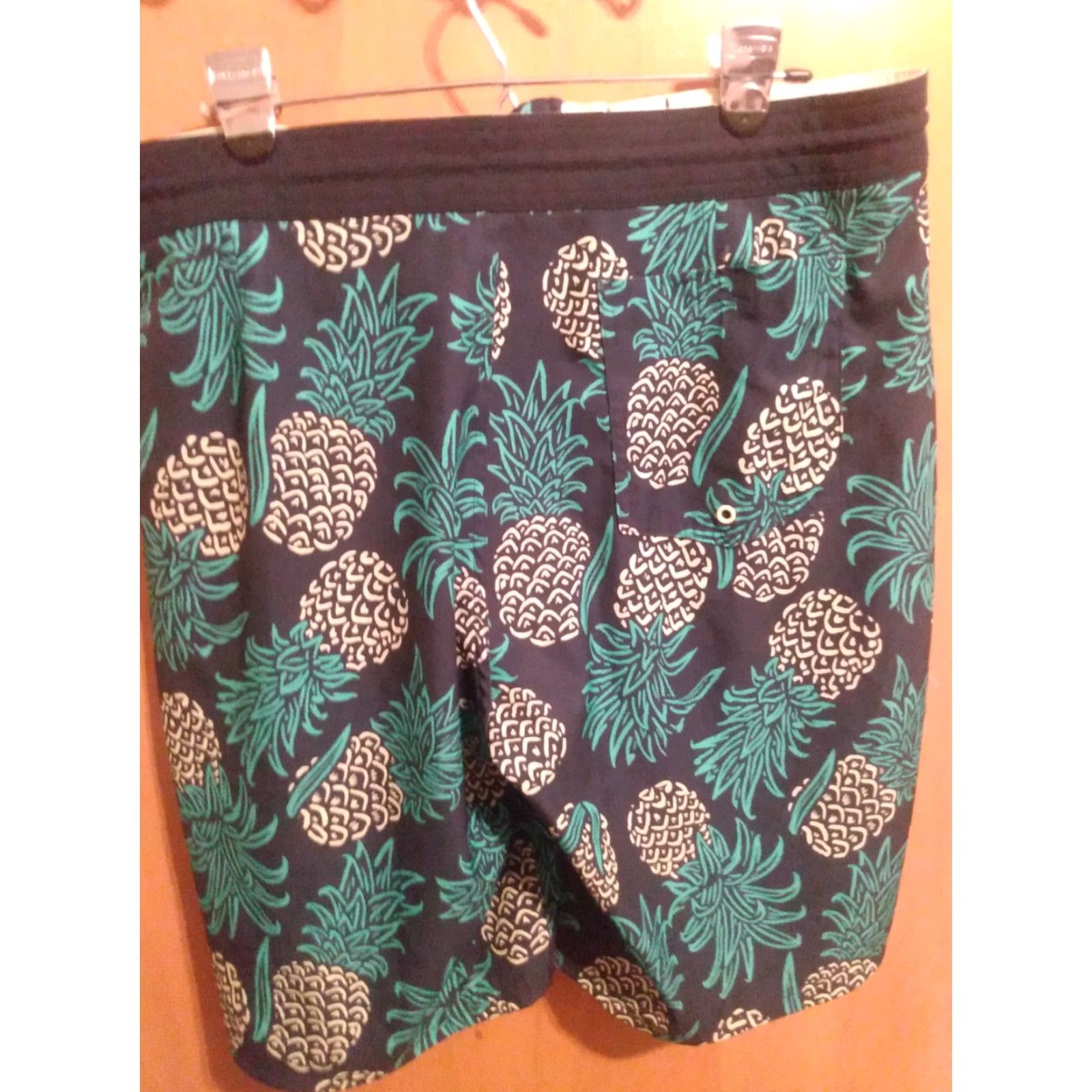 Old Navy OLD NAVY California Pineapple Board Short 34-36 Multicolor Men Bottom swimsuit, Board Shorts, Regular, 34-36, Pineapple, California, Mens Size US 34 / EU 50 - 4 Thumbnail