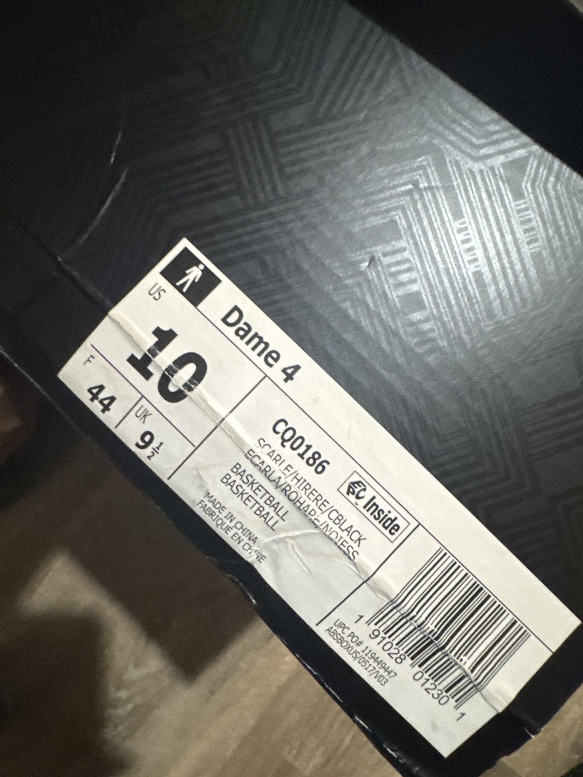Adidas Dame 4 “Scarlet” Sz 10 Size US 10 / EU 43 - 6 Thumbnail